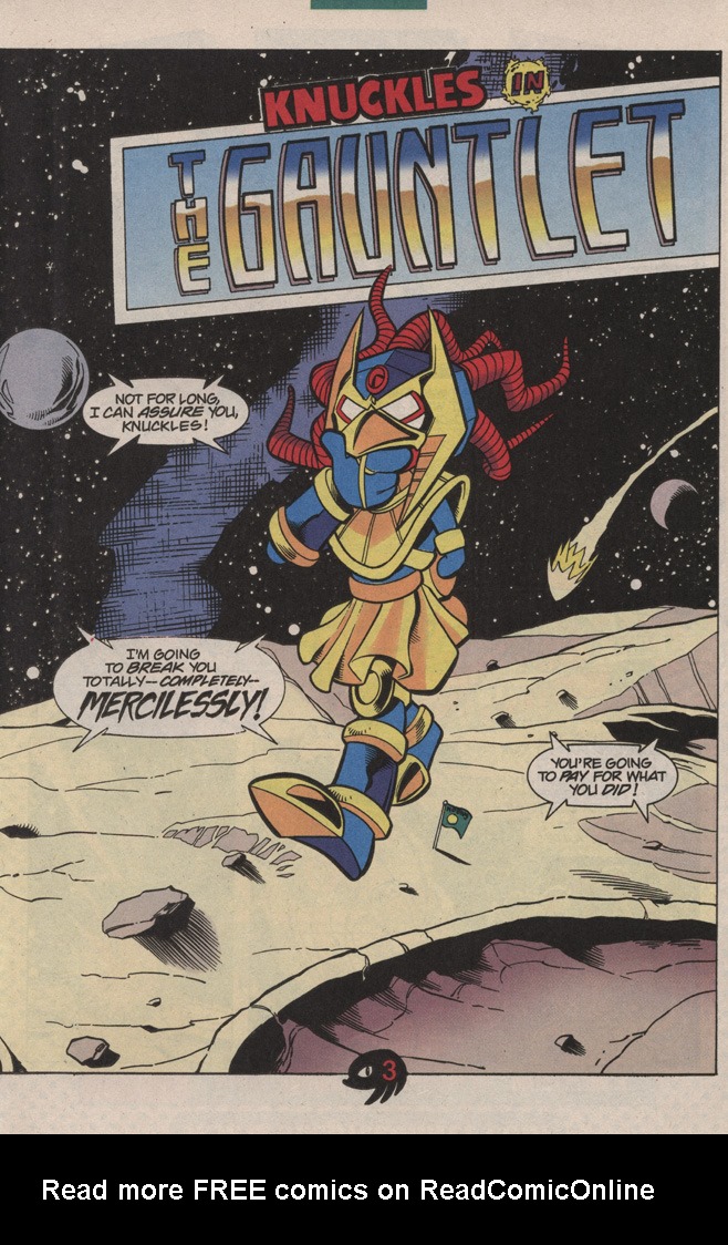 Read online Knuckles the Echidna comic -  Issue #8 - 7