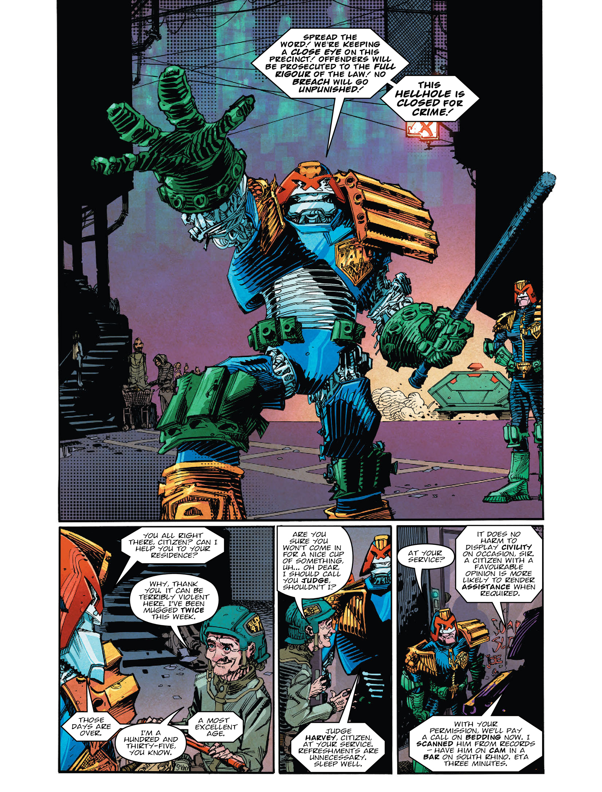 Read online 2000 AD comic -  Issue #2025 - 7