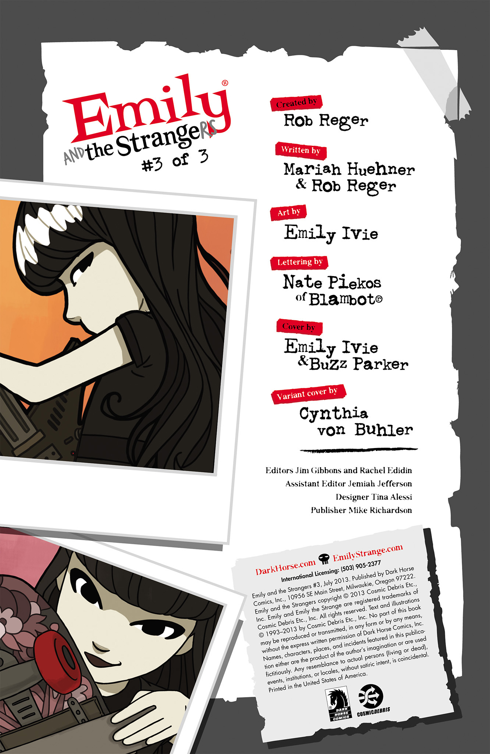 Read online Emily and the Strangers comic -  Issue #3 - 2