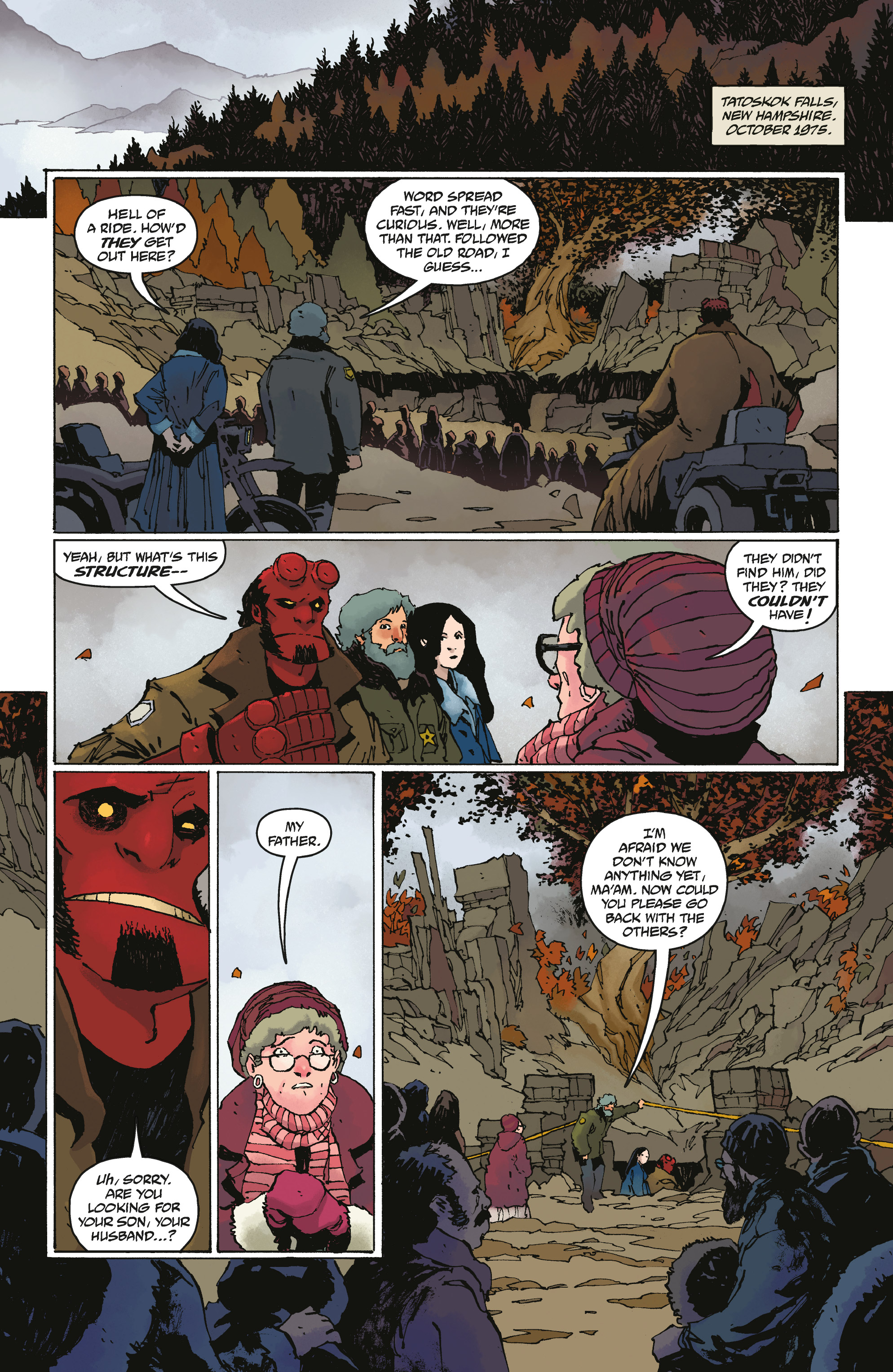Read online Hellboy and the B.P.R.D.: Saturn Returns comic -  Issue #1 - 3