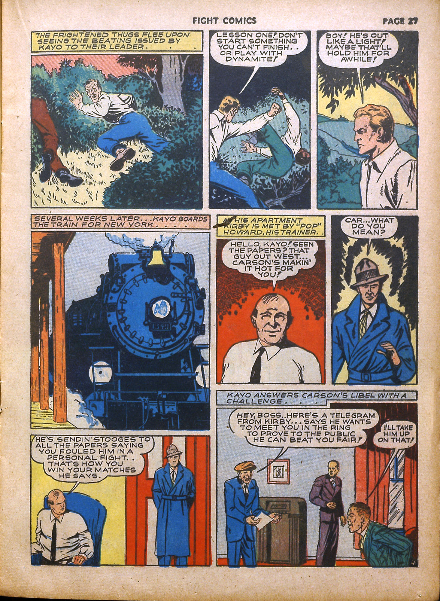 Read online Fight Comics comic -  Issue #14 - 29