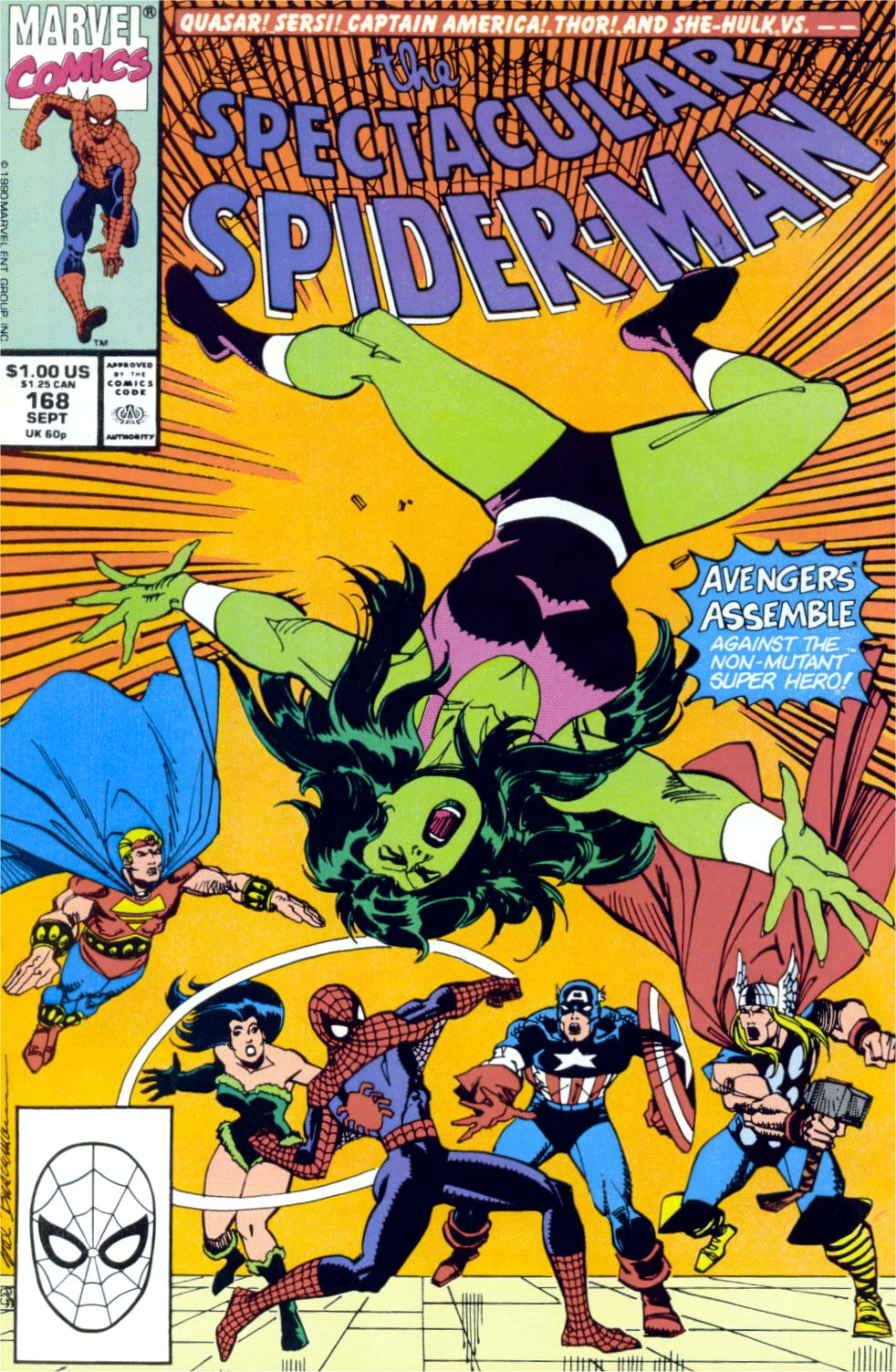 Read online The Spectacular Spider-Man (1976) comic -  Issue #168 - 1