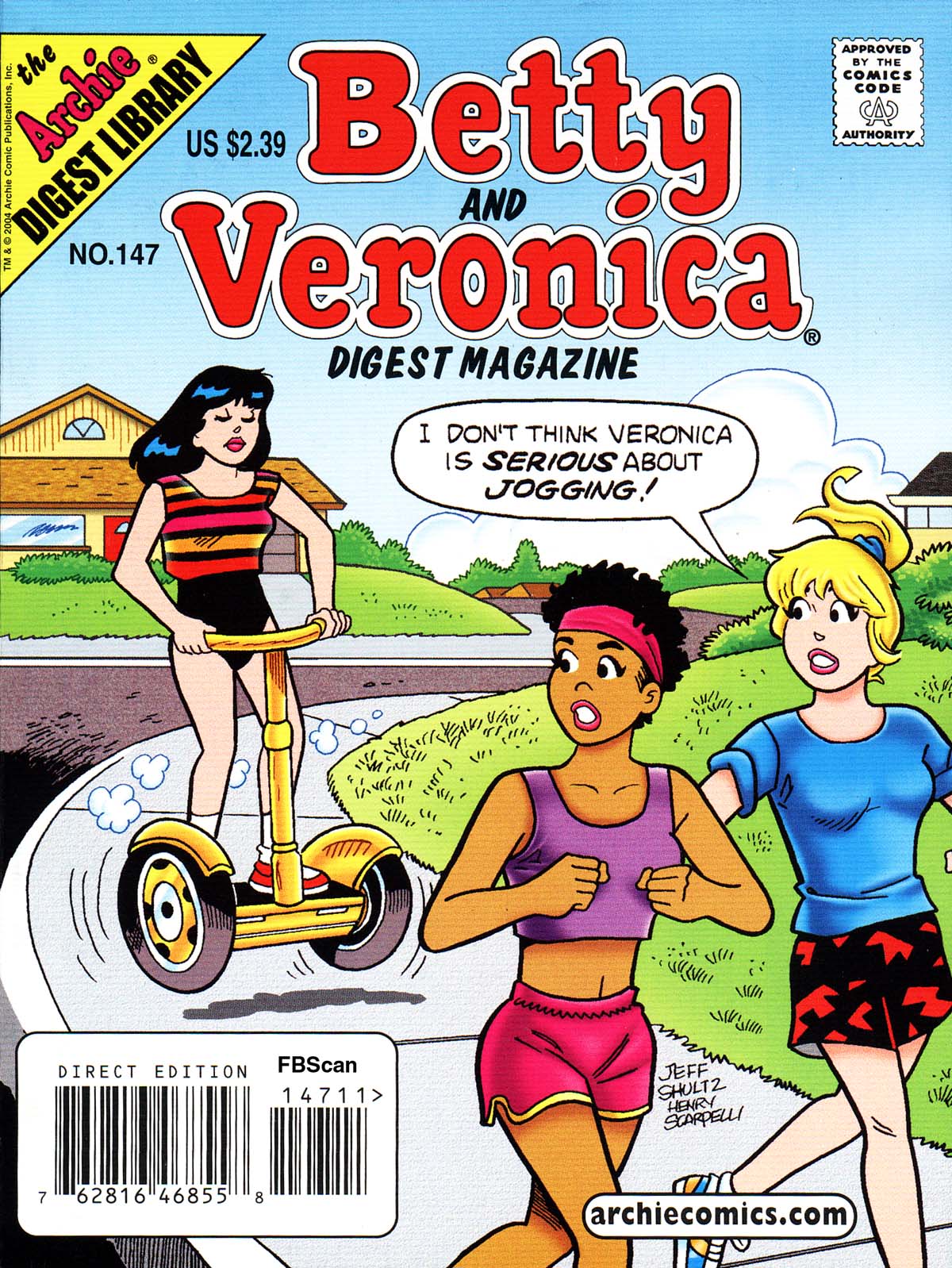Read online Betty and Veronica Digest Magazine comic -  Issue #147 - 1