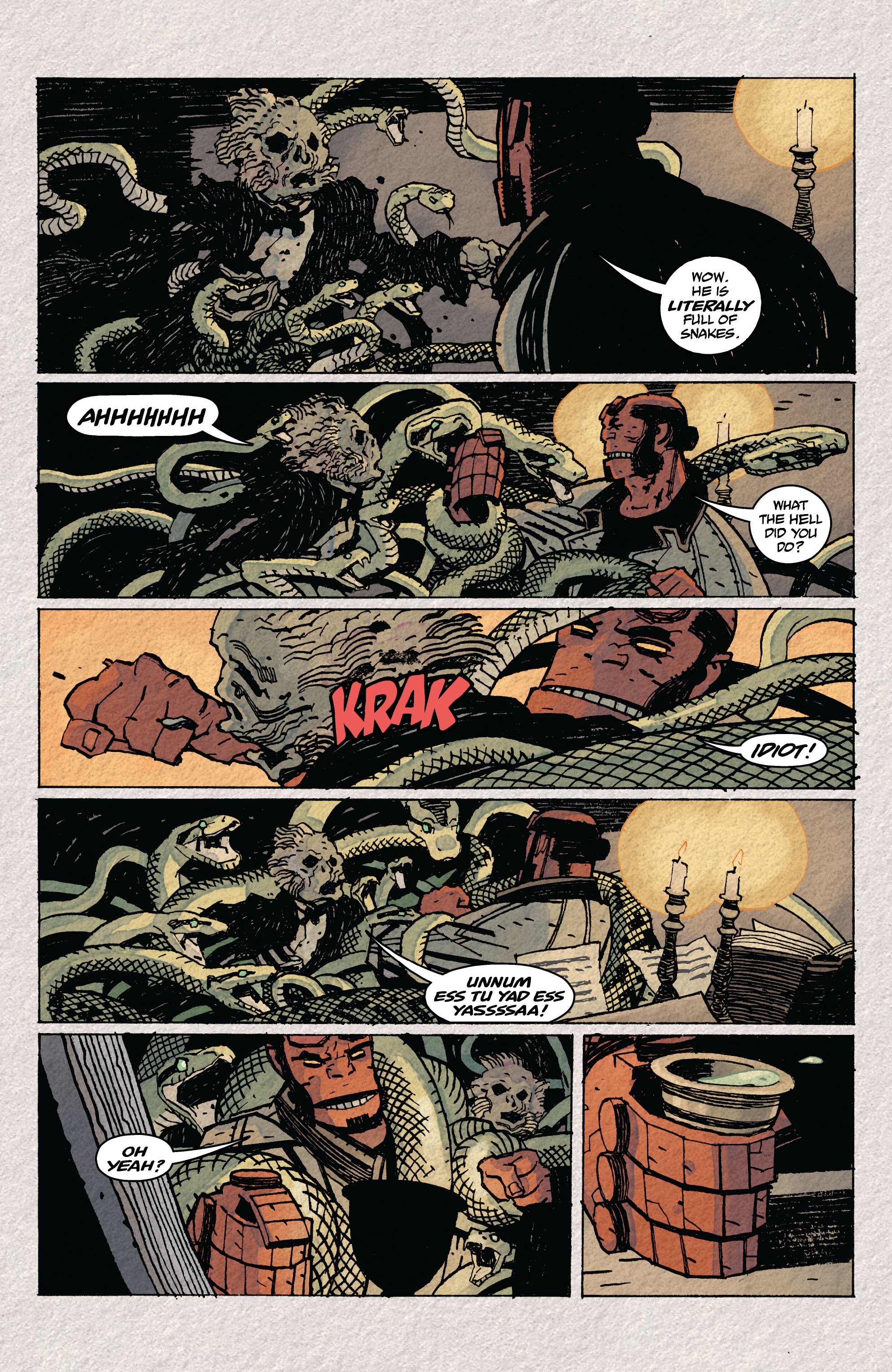 Read online Hellboy and the B.P.R.D.: Old Man Whittier comic -  Issue # Full - 18