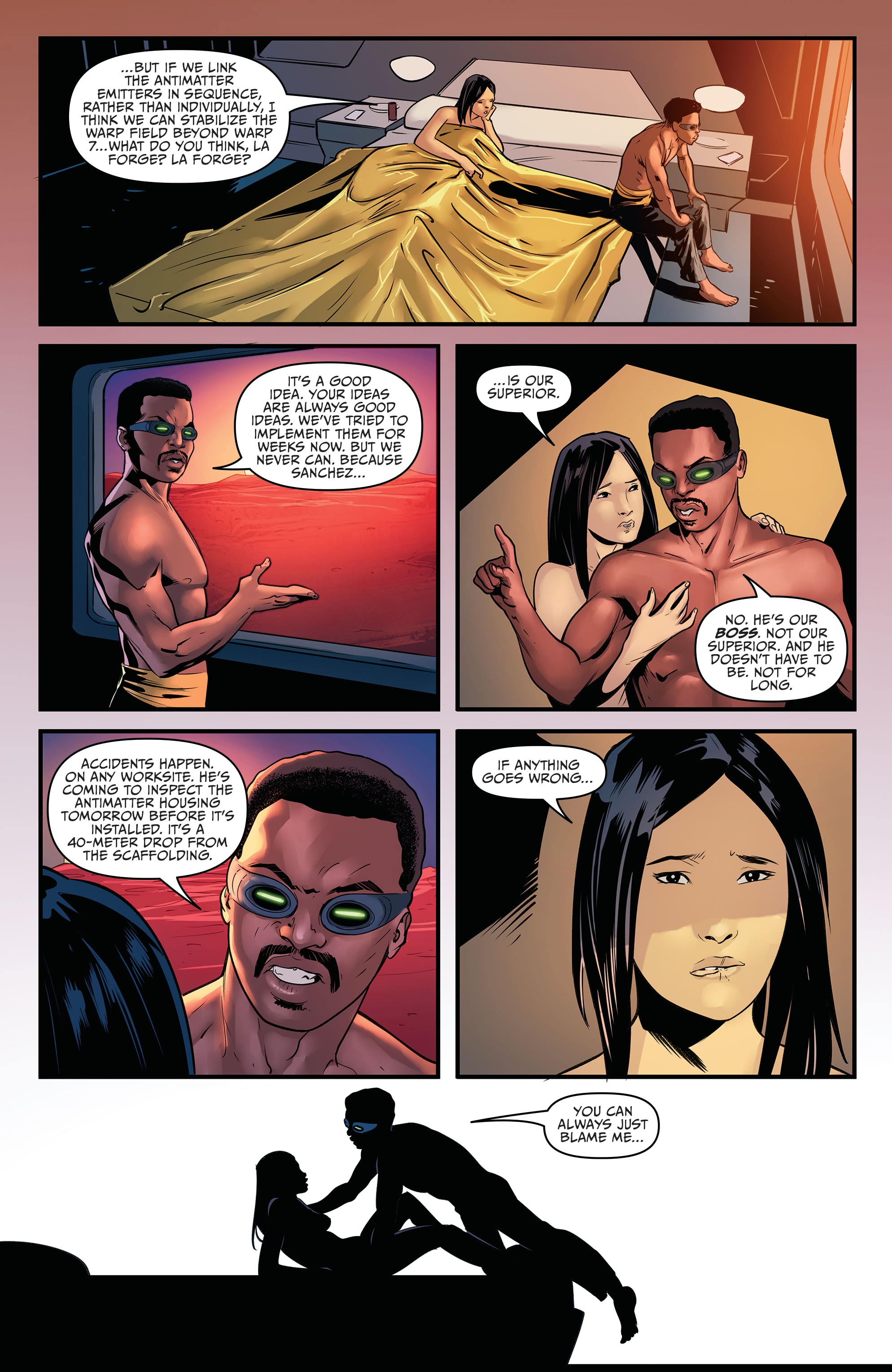 Read online Star Trek: The Mirror War - Captain LaForge comic -  Issue #1 - 16