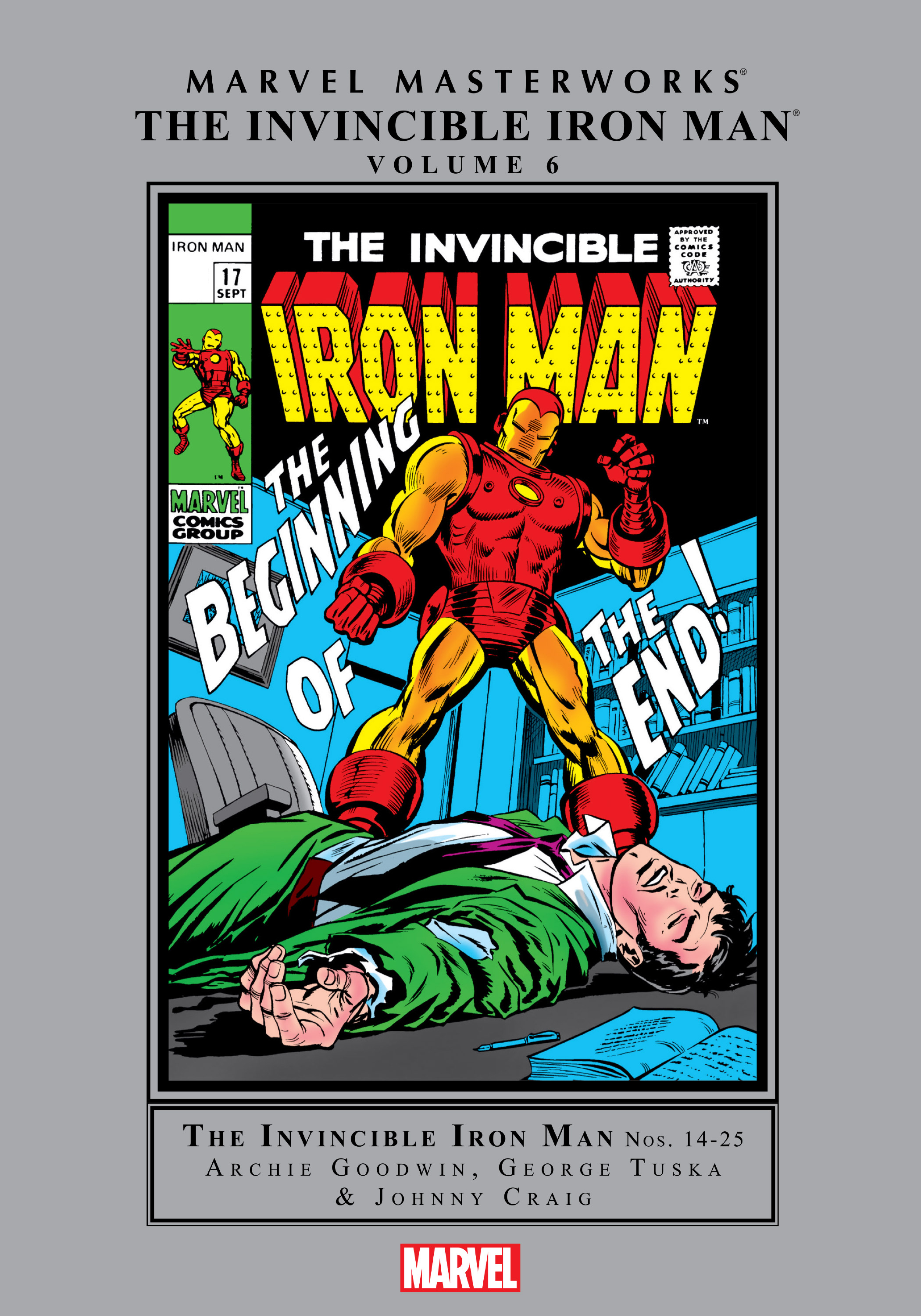 Read online Marvel Masterworks: The Invincible Iron Man comic -  Issue # TPB 6 (Part 1) - 1