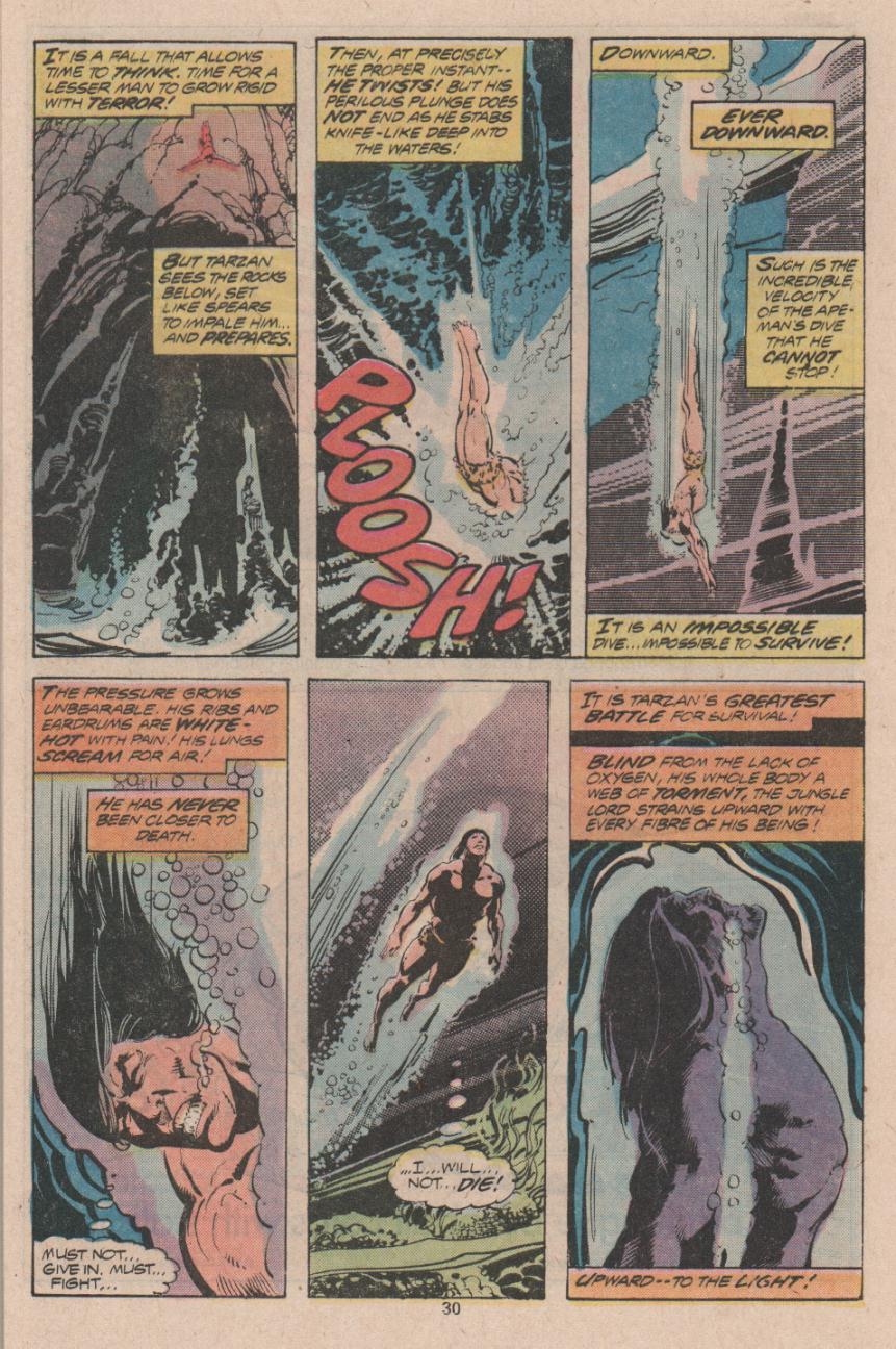 Read online Tarzan (1977) comic -  Issue #17 - 17