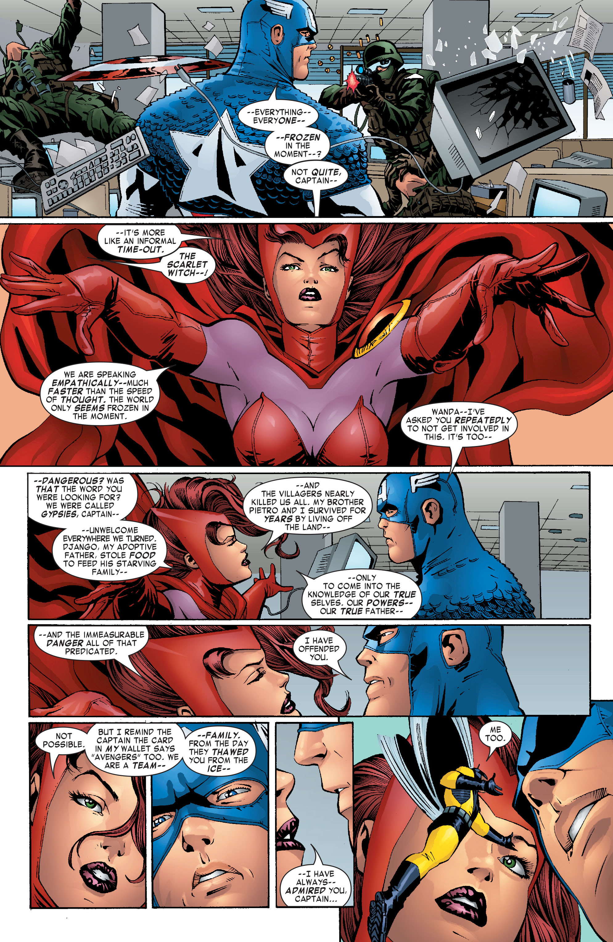 Read online Captain America & the Falcon comic -  Issue #6 - 7