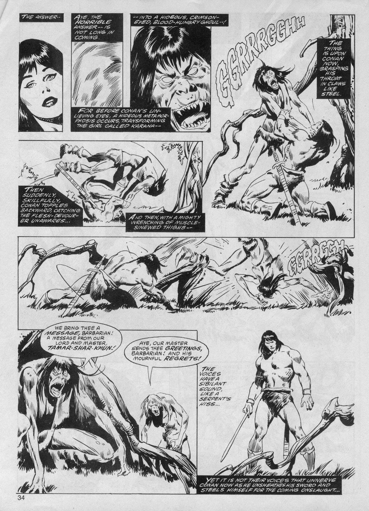 Read online The Savage Sword Of Conan comic -  Issue #61 - 34