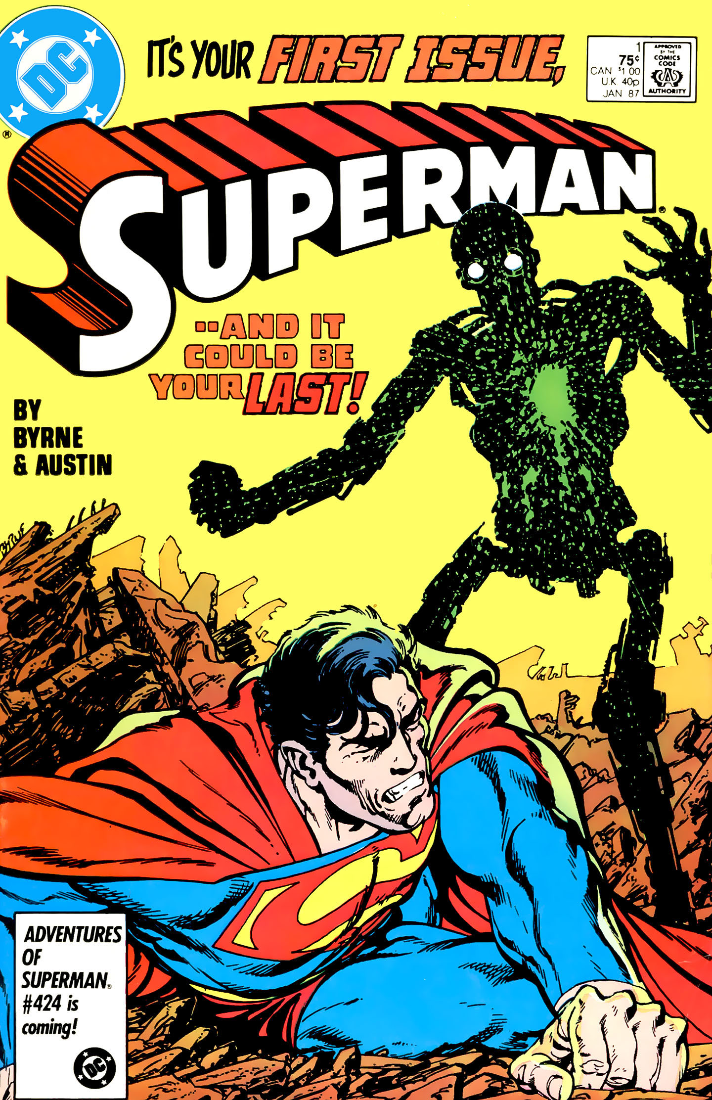 Read online Superman (1987) comic -  Issue #1 - 1