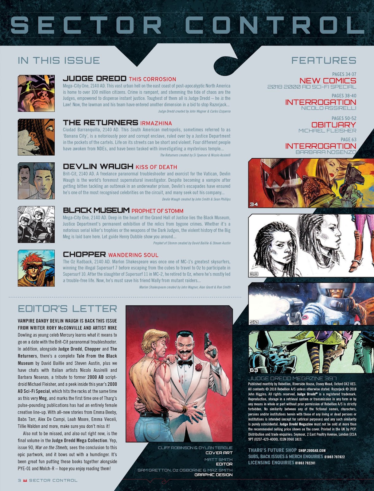 Judge Dredd Megazine (Vol. 5) issue 397 - Page 3
