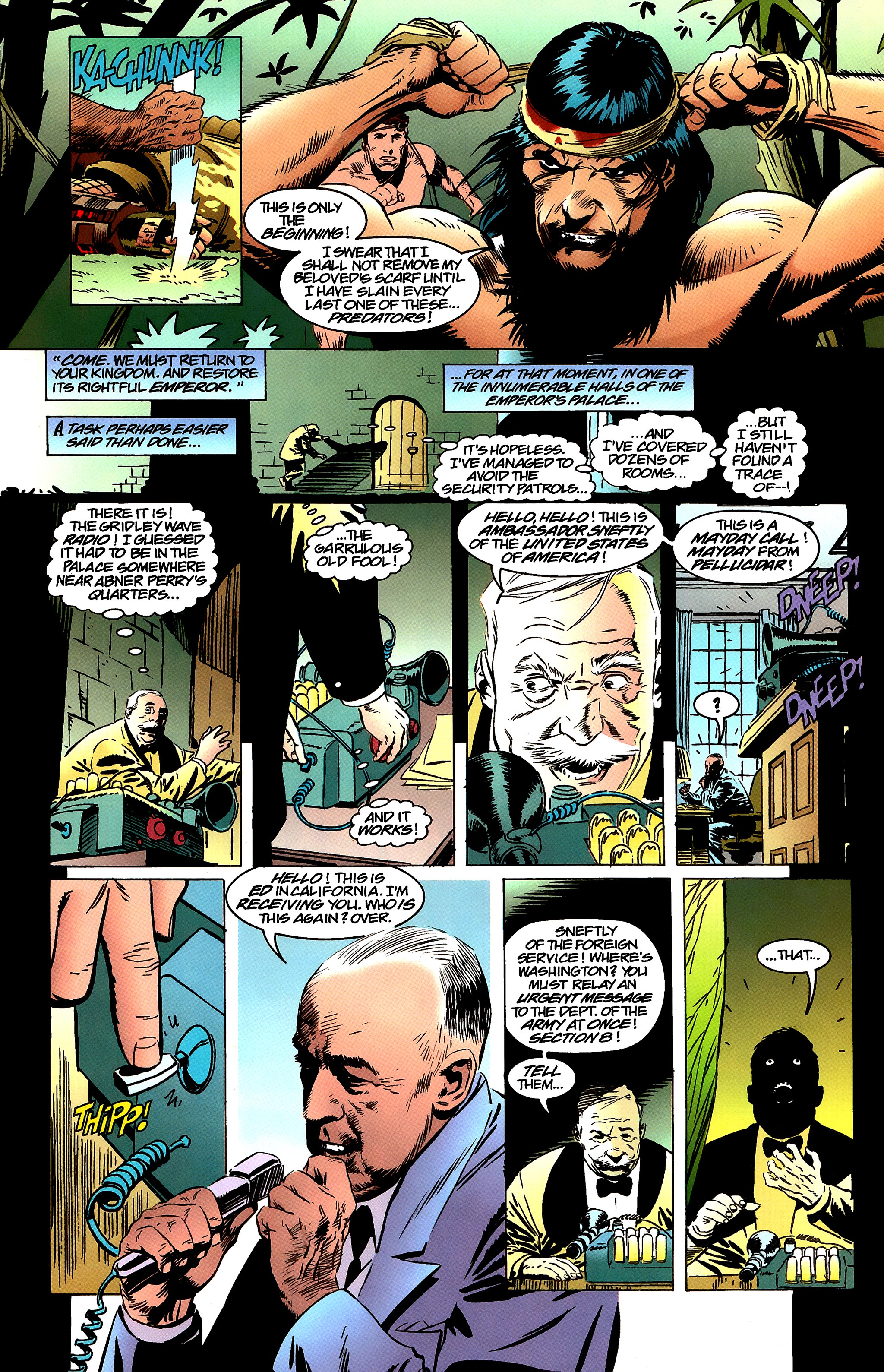 Read online Tarzan vs. Predator at the Earth's Core comic -  Issue #3 - 13