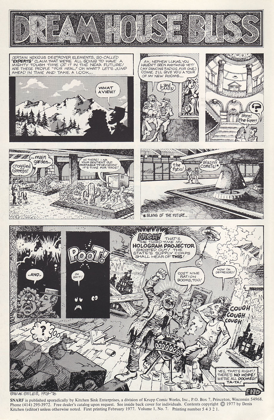 Read online Snarf comic -  Issue #7 - 2