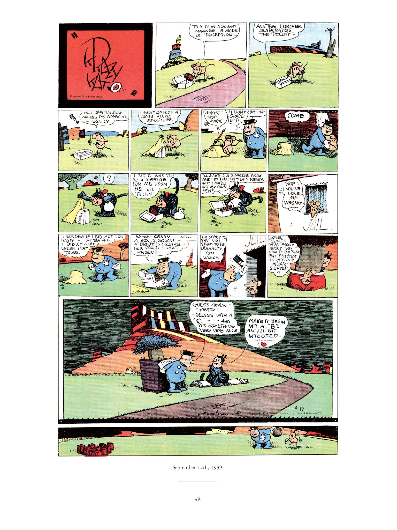 Read online Krazy & Ignatz comic -  Issue # TPB 11 - 49