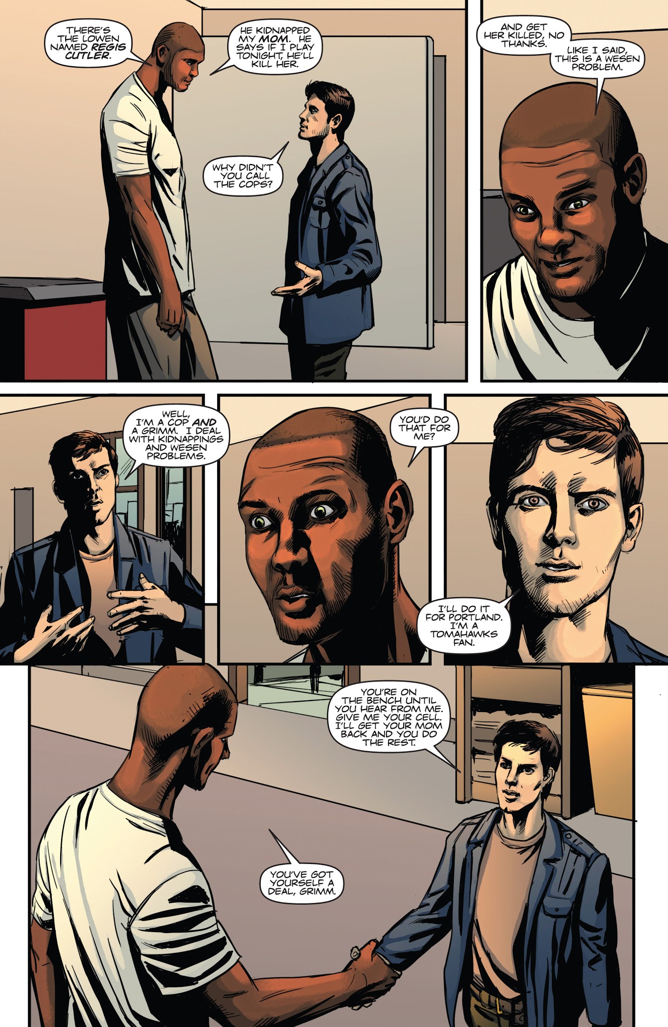 Read online Grimm: The Warlock comic -  Issue #1 - 13