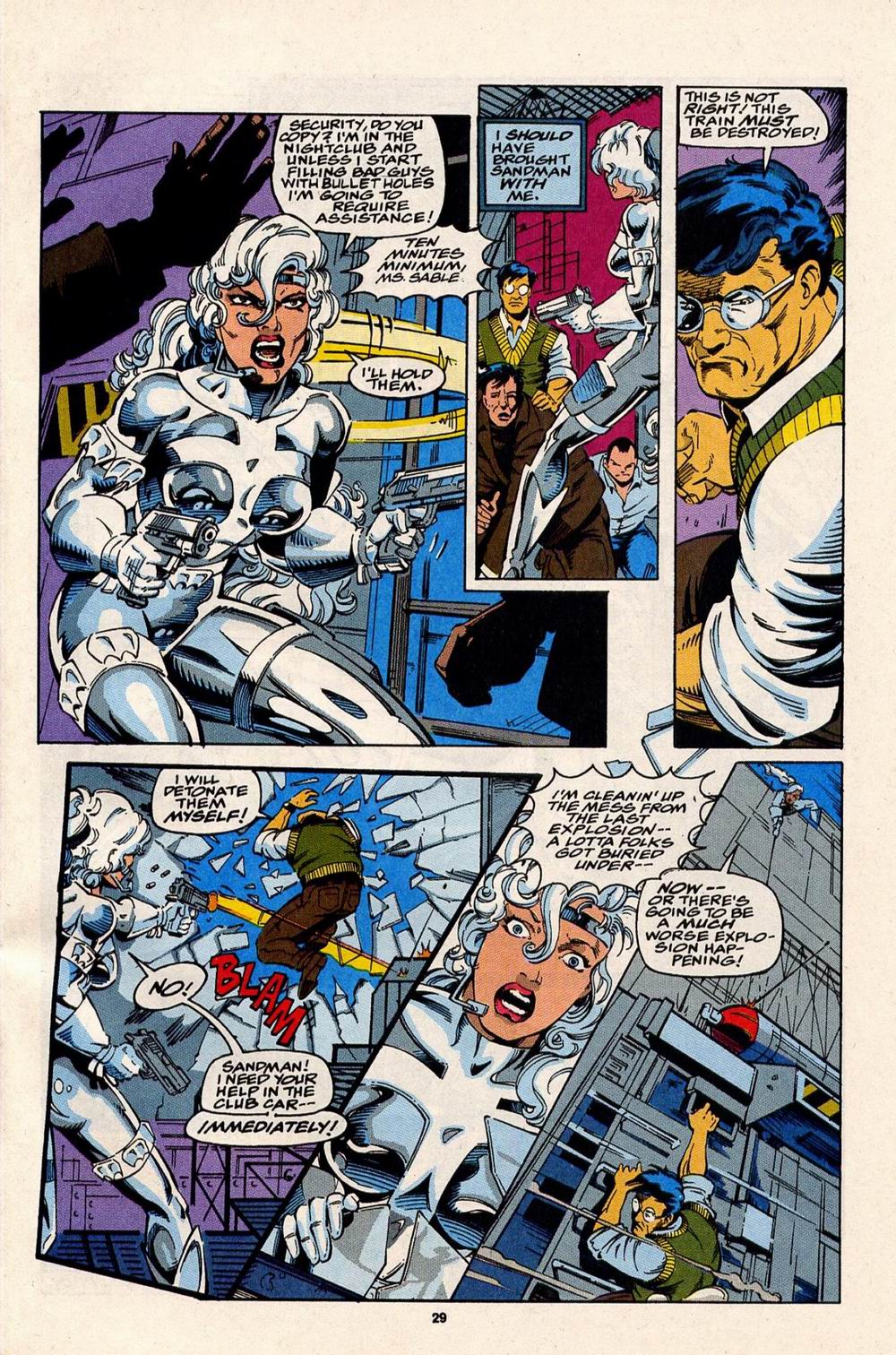 Read online Silver Sable and the Wild Pack comic -  Issue #32 - 22