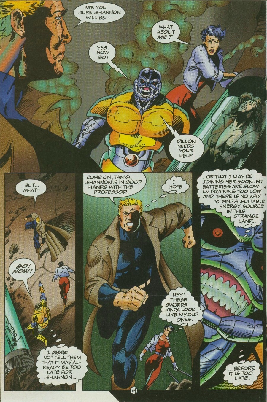 Read online Ex-Mutants comic -  Issue #12 - 17
