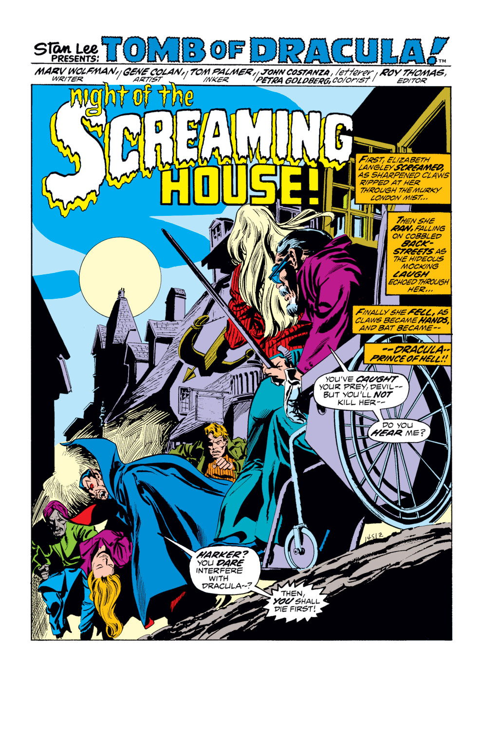 Read online Tomb of Dracula (1972) comic -  Issue #12 - 2