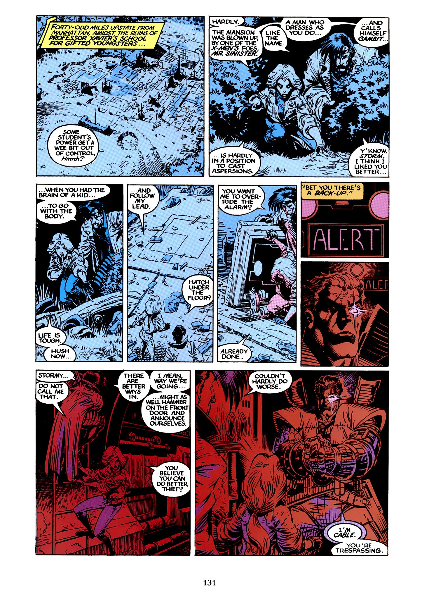 Read online X-Men: Days of Future Present comic -  Issue # TPB - 127