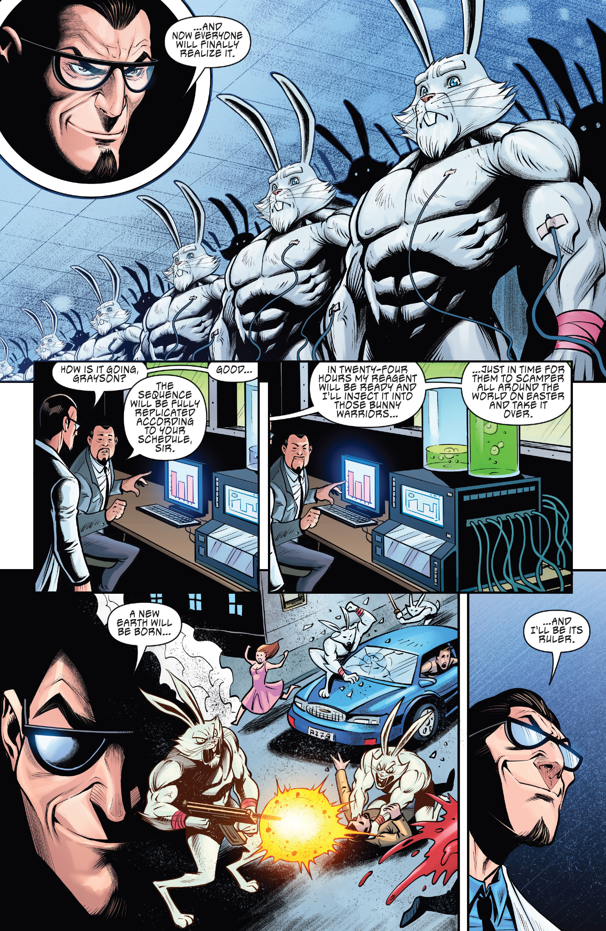 Read online Man Goat & the Bunnyman: Green Eggs & Blam comic -  Issue #3 - 9