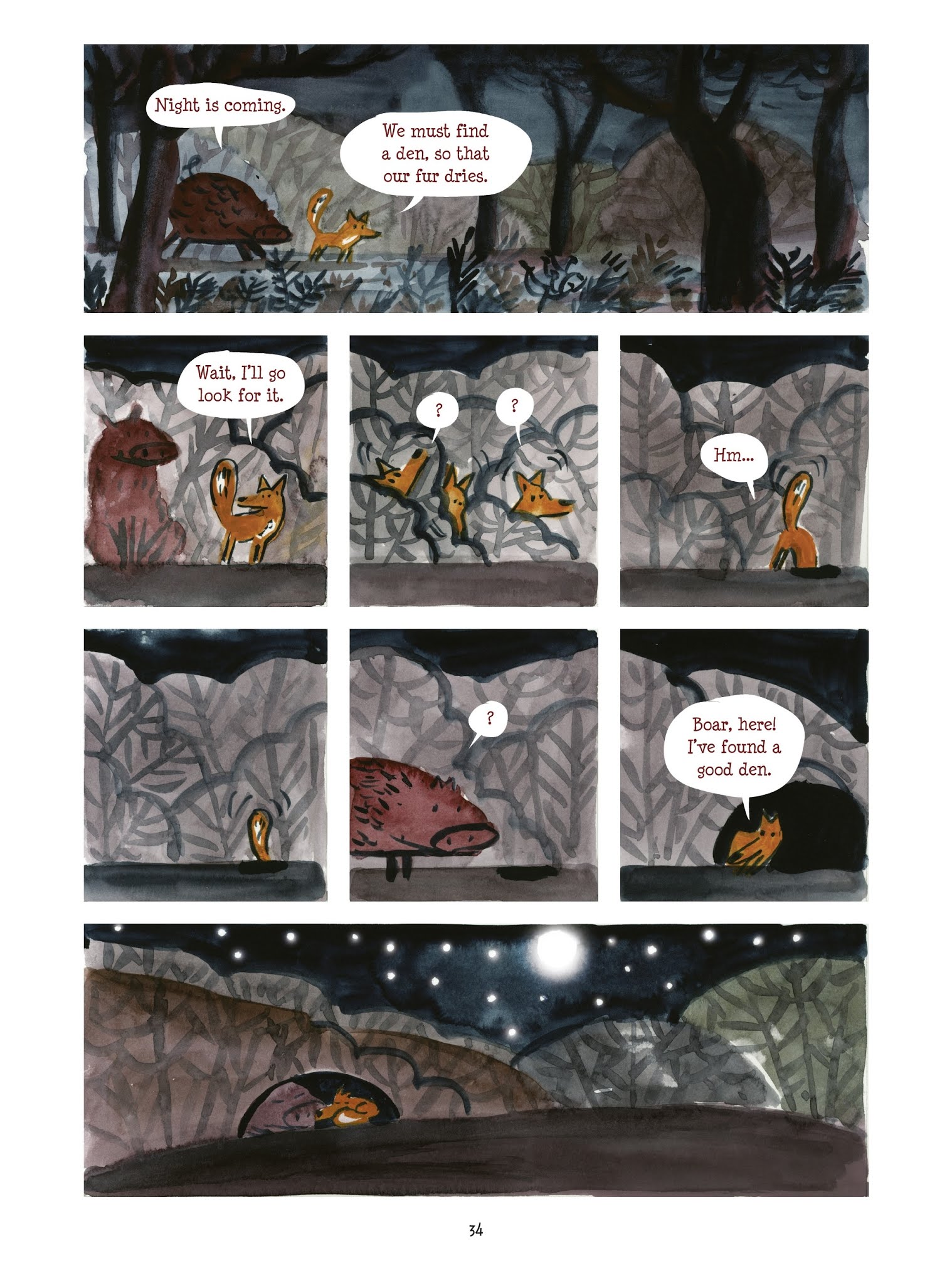 Read online Tiny Fox and Great Boar comic -  Issue #2 - 34