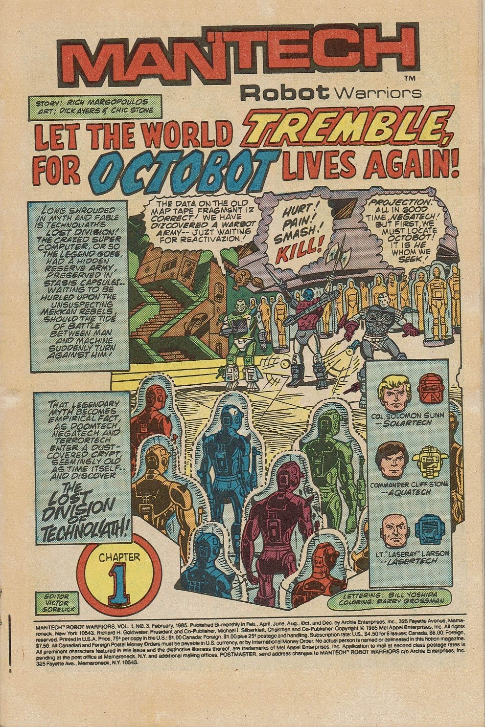 Read online ManTech Robot Warriors comic -  Issue #3 - 3
