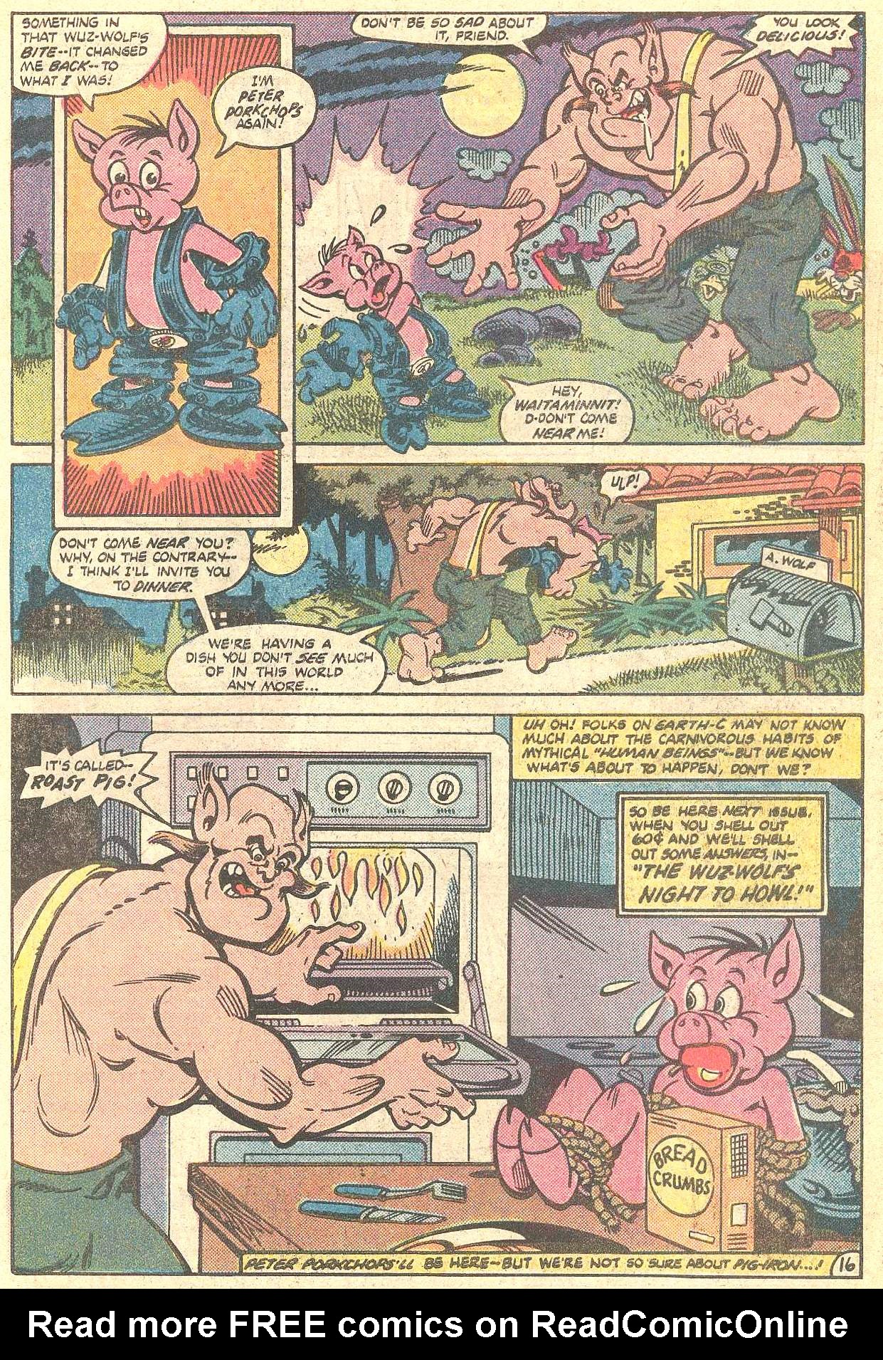 Read online Captain Carrot and His Amazing Zoo Crew! comic -  Issue #10 - 17
