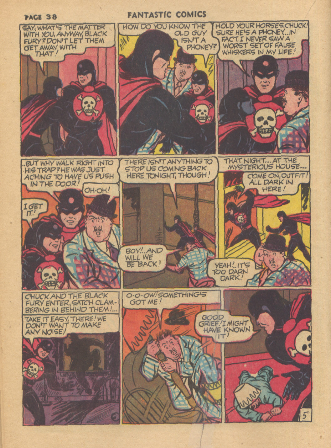 Read online Fantastic Comics comic -  Issue #23 - 39