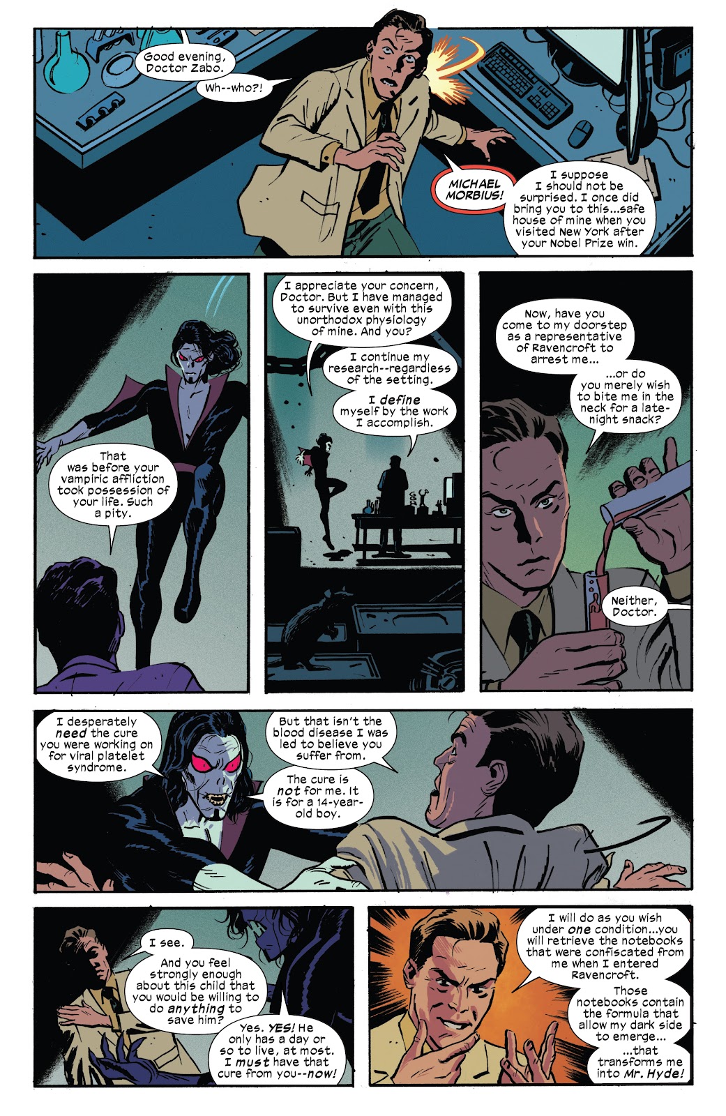 Morbius: Bond Of Blood issue 1 - Page 10