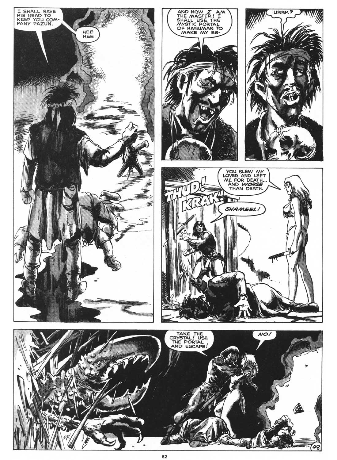 Read online The Savage Sword Of Conan comic -  Issue #161 - 51
