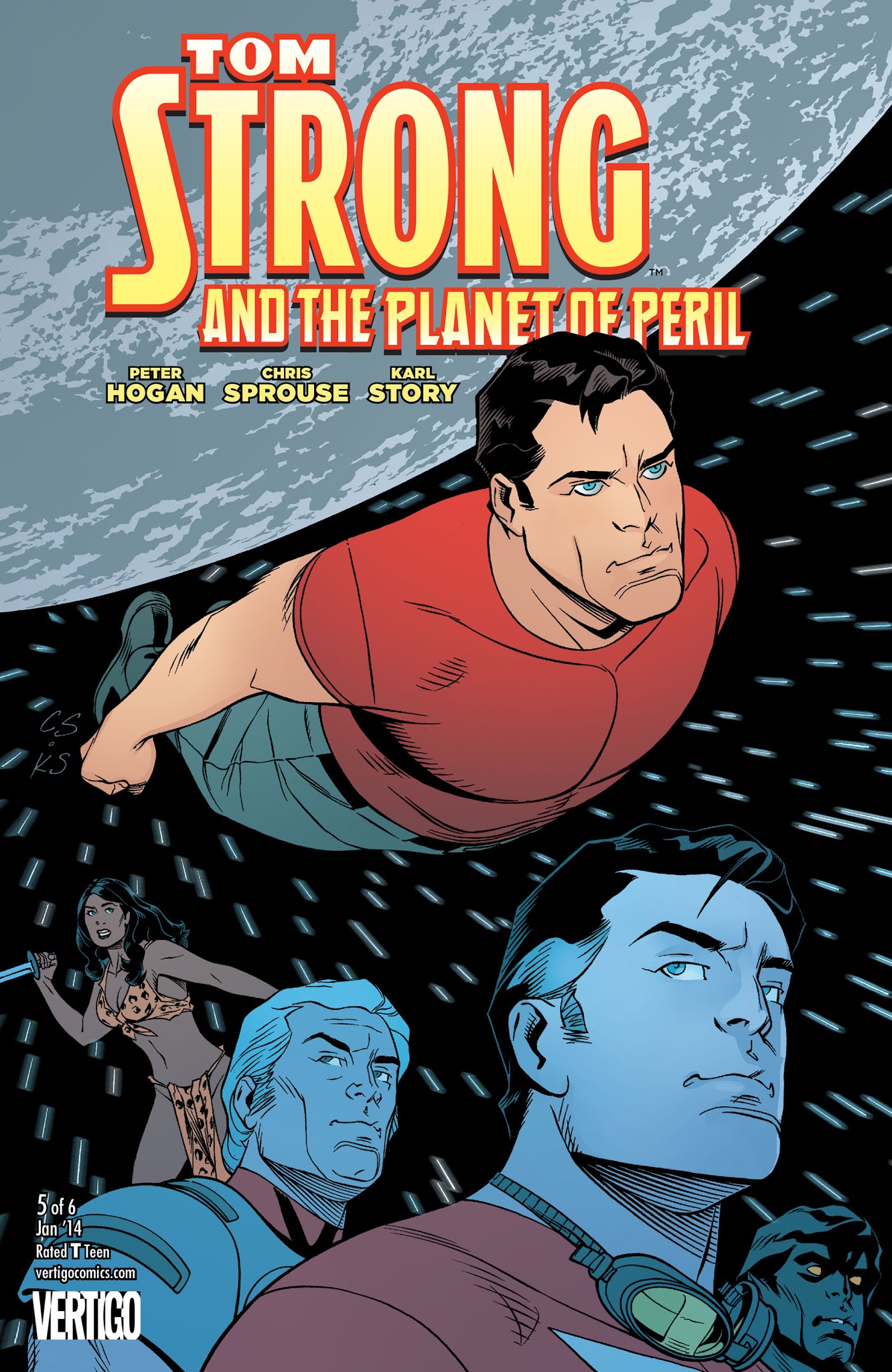 Read online Tom Strong and the Planet of Peril comic -  Issue #5 - 1