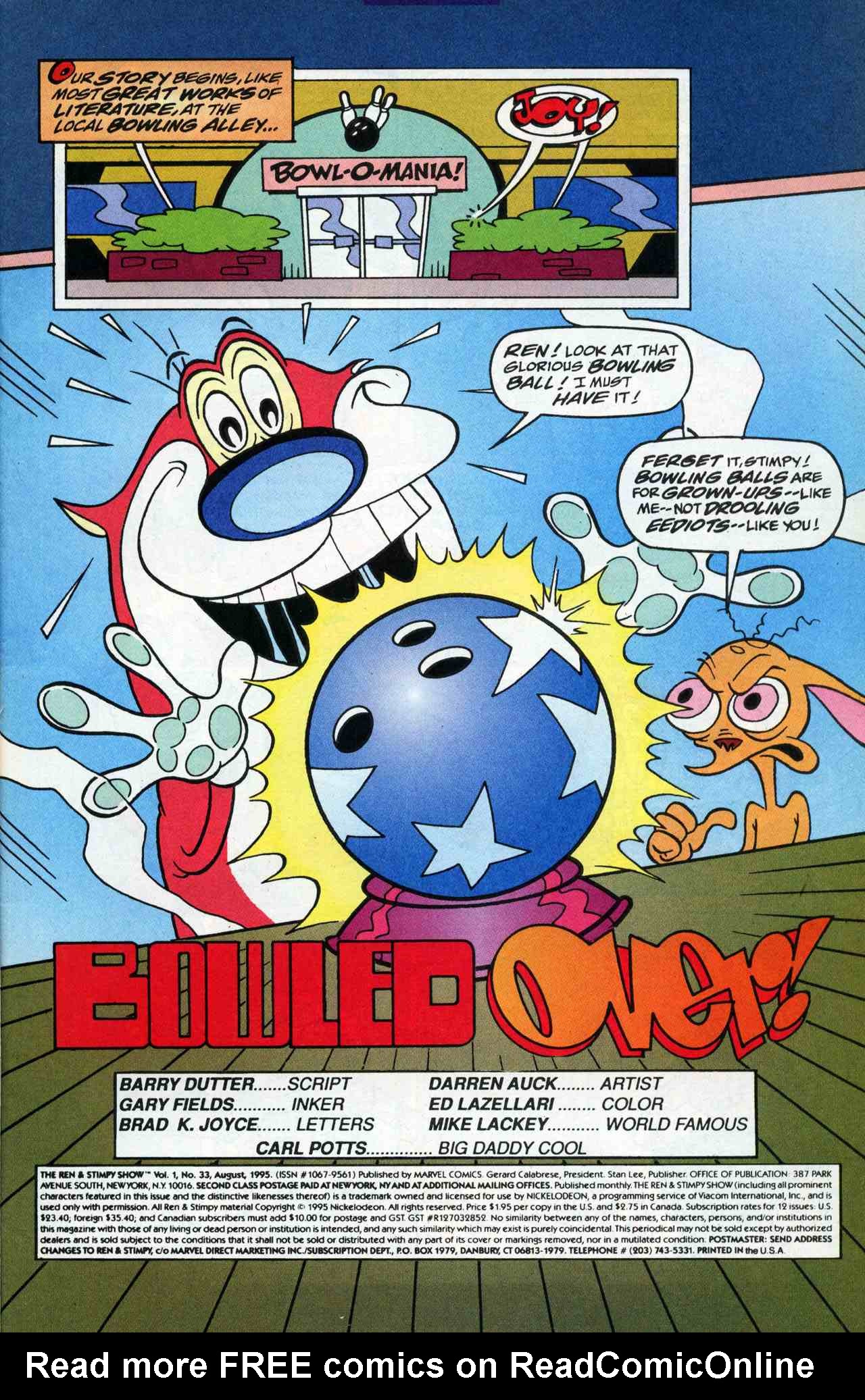 Read online The Ren & Stimpy Show comic -  Issue #33 - 2