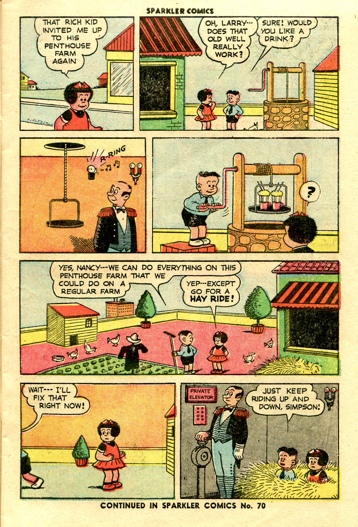 Read online Sparkler Comics comic -  Issue #69 - 11