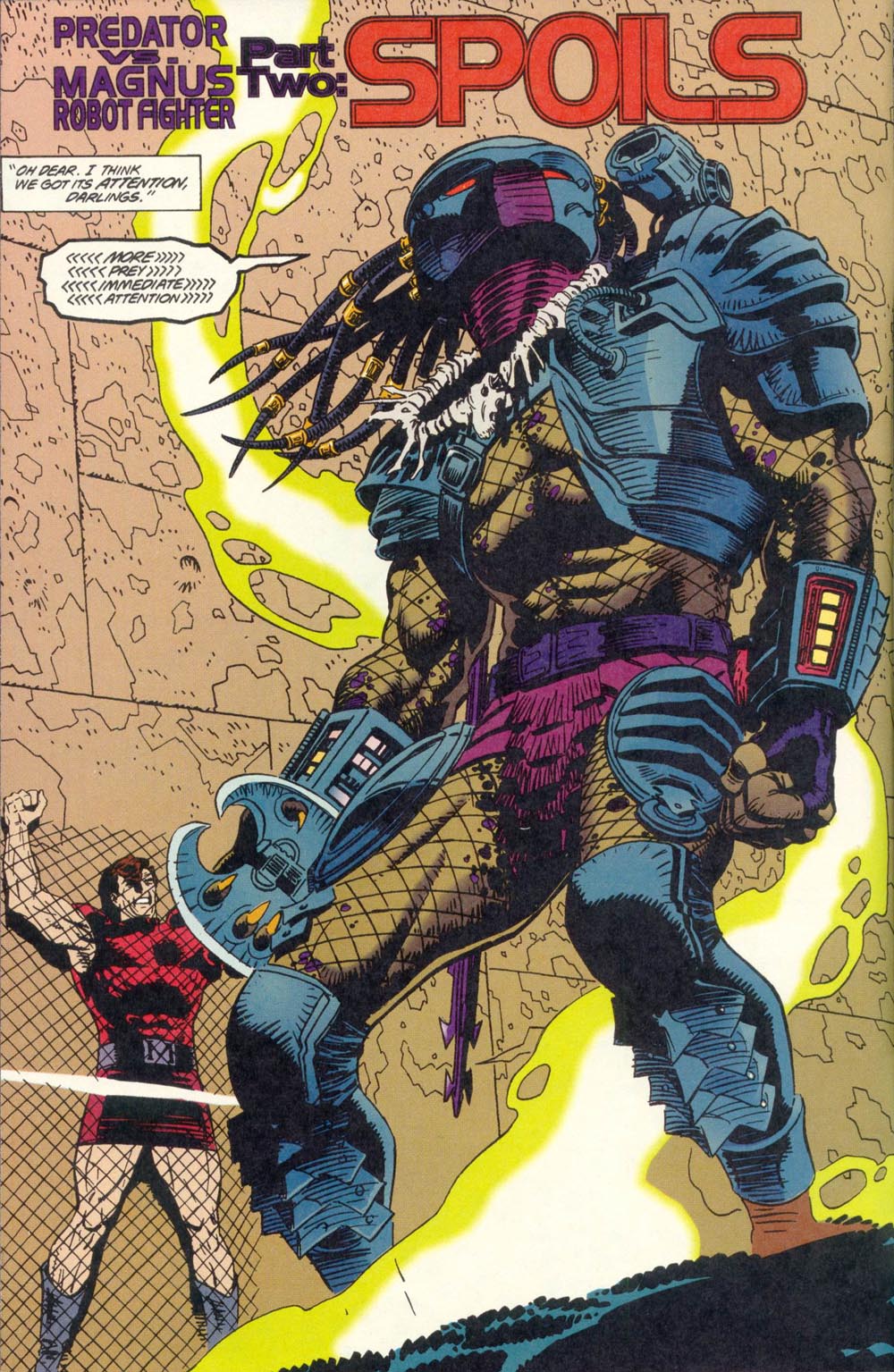 Read online Predator vs. Magnus Robot Fighter comic -  Issue #2 - 4