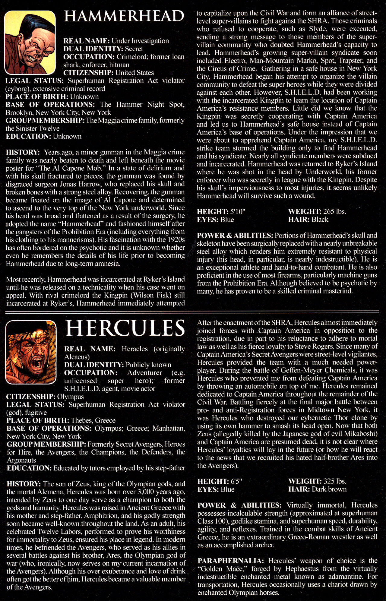 Read online Civil War: Battle Damage Report comic -  Issue # Full - 28