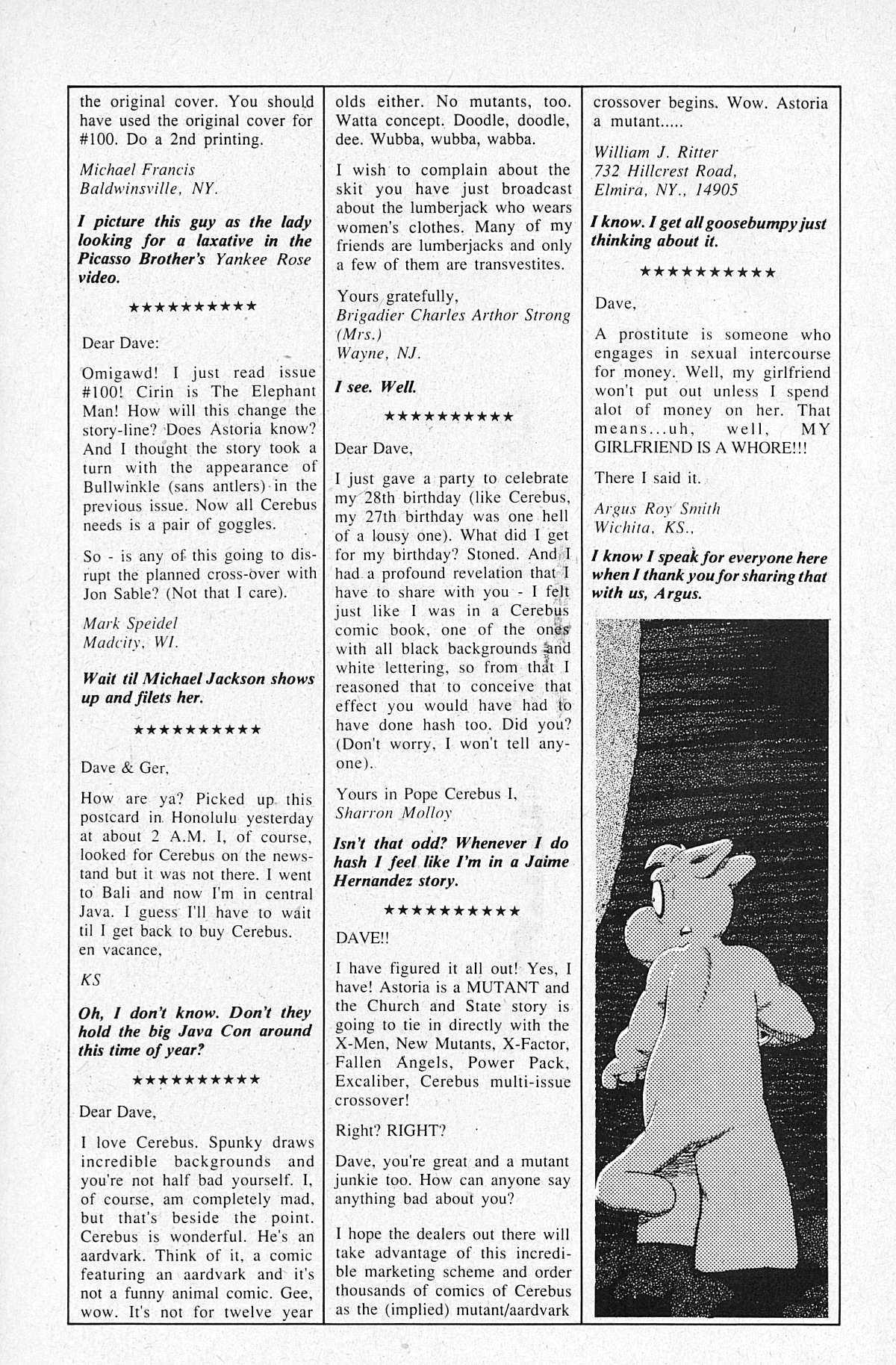 Read online Cerebus comic -  Issue #103 - 15