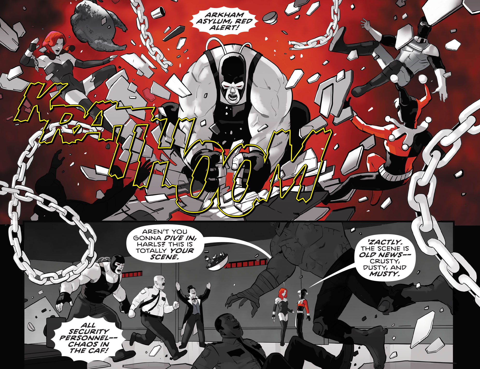 Read online Harley Quinn Black   White   Red comic -  Issue #15 - 7