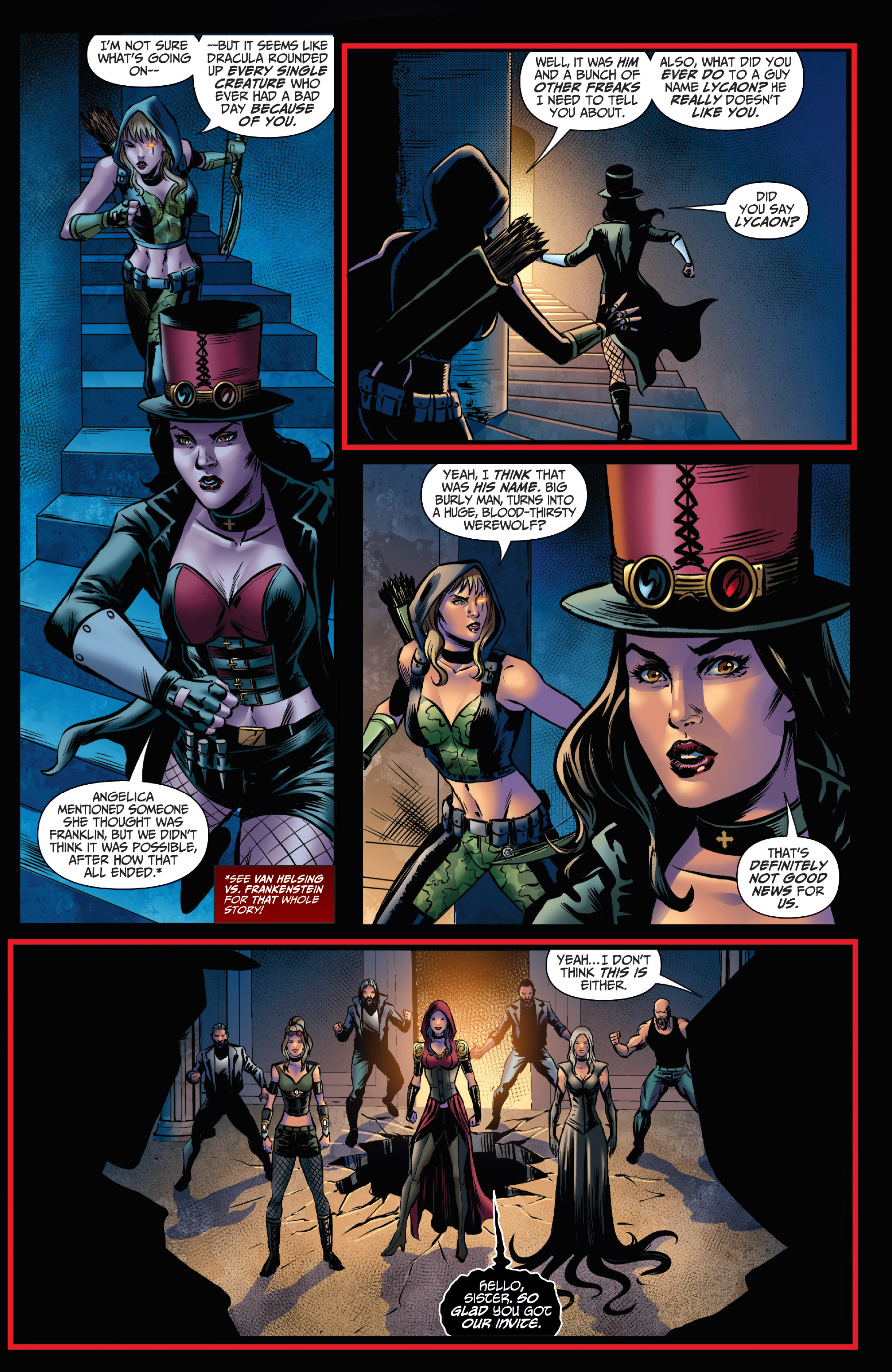 Read online Van Helsing vs The League of Monsters comic -  Issue #4 - 10