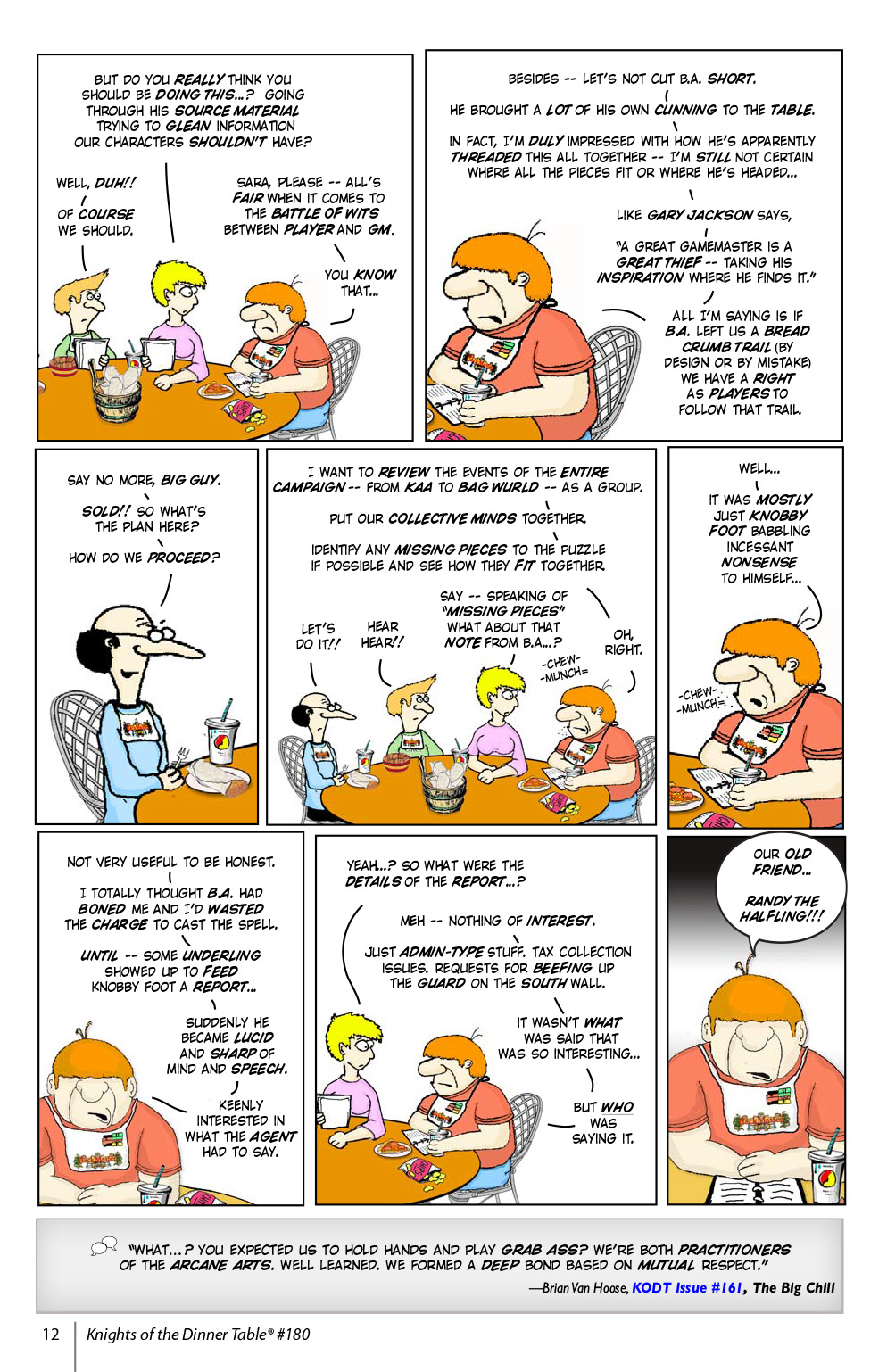 Read online Knights of the Dinner Table comic -  Issue #180 - 14