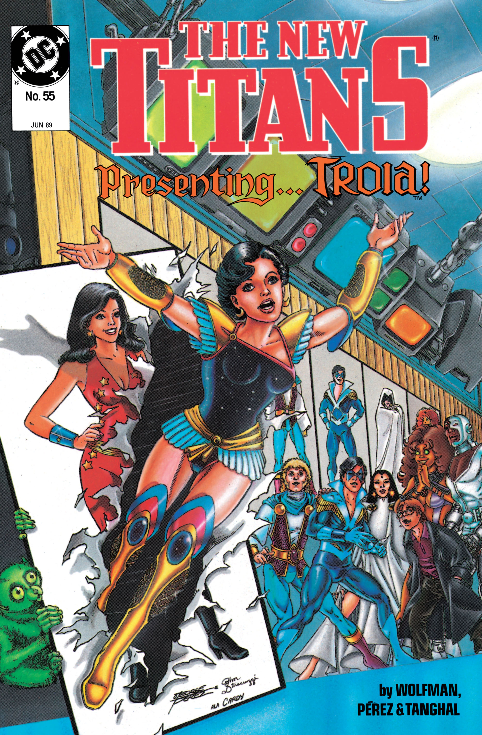 Read online The New Titans (1988) comic -  Issue #55 - 1