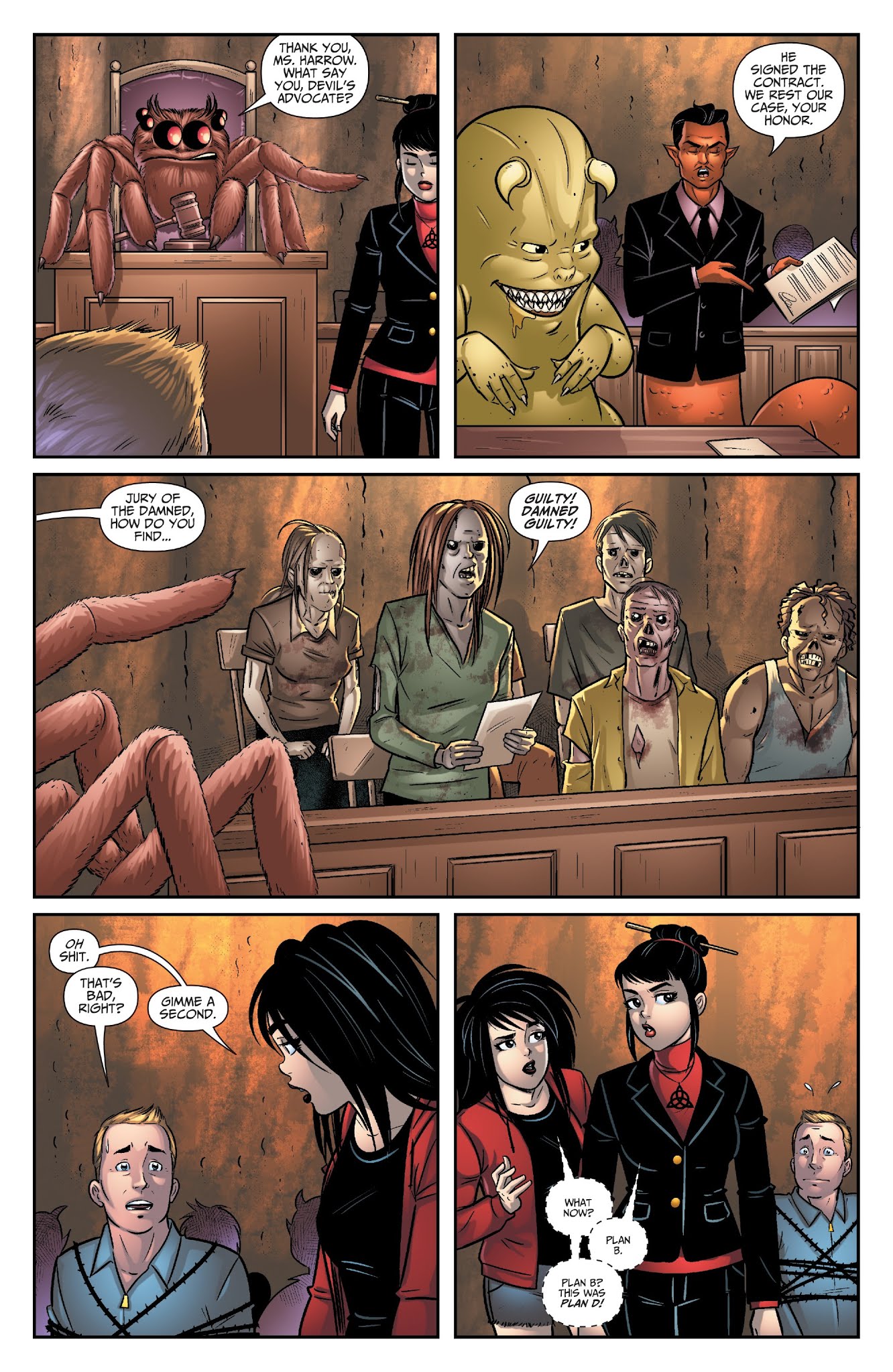 Read online Exorsisters comic -  Issue #3 - 4