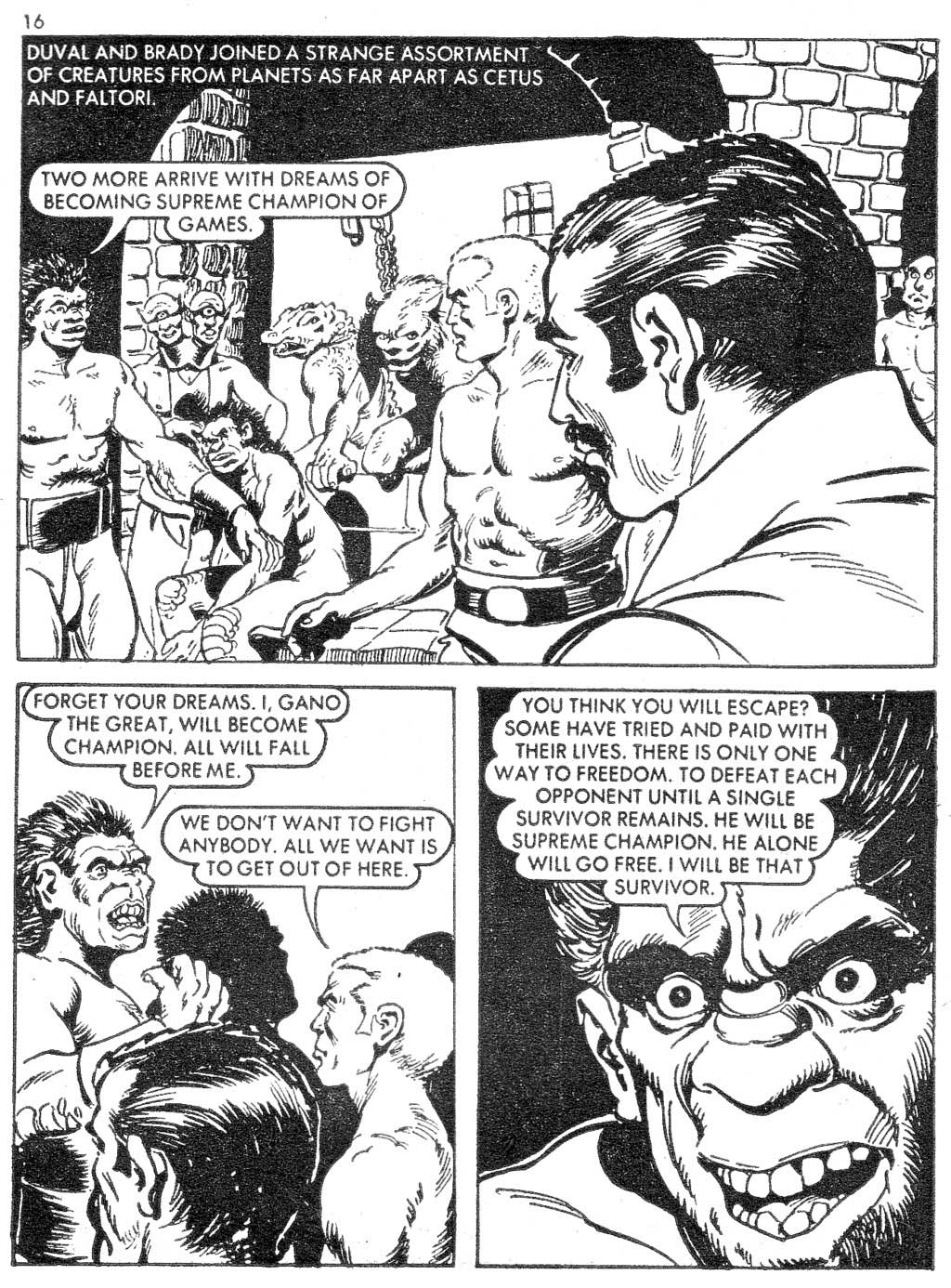 Read online Starblazer comic -  Issue #6 - 16