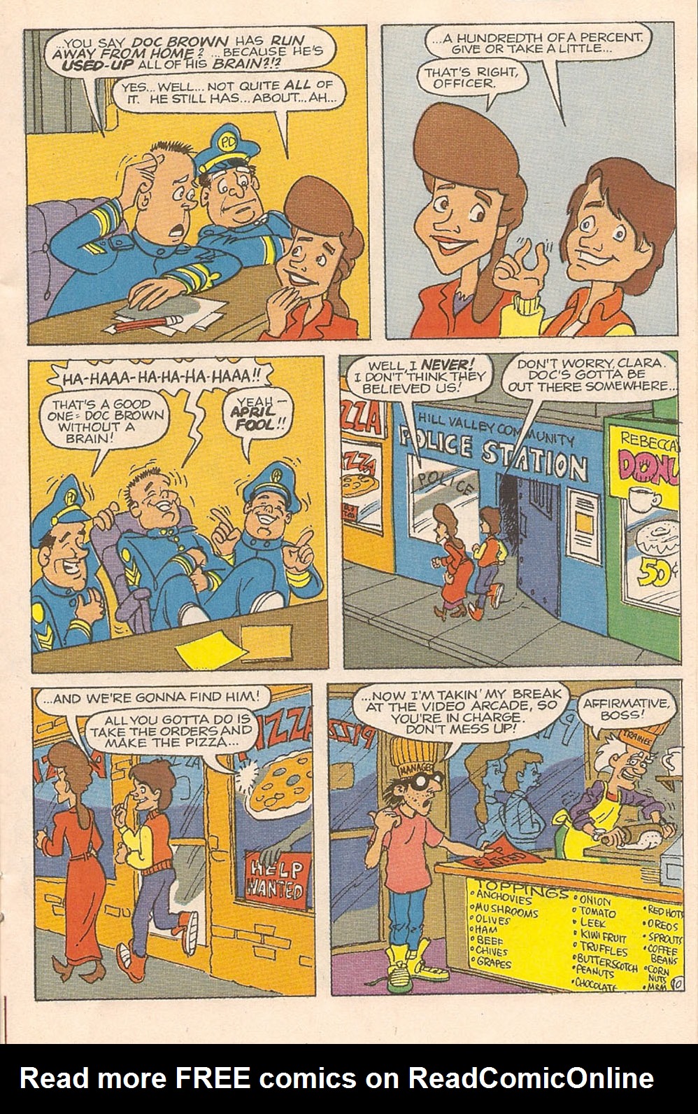 Read online Back to the Future (1991) comic -  Issue #4 - 12
