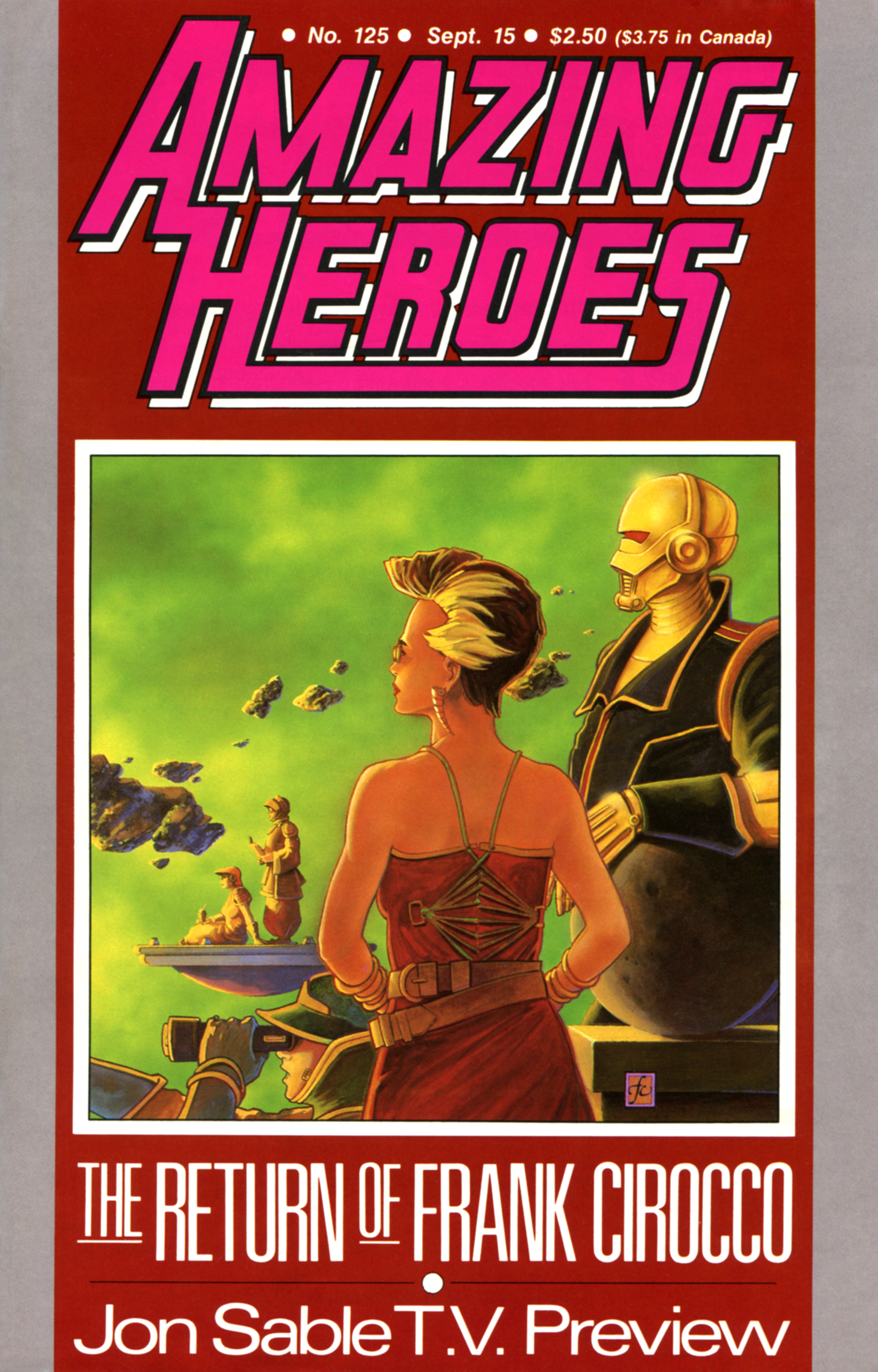 Read online Amazing Heroes comic -  Issue #125 - 1