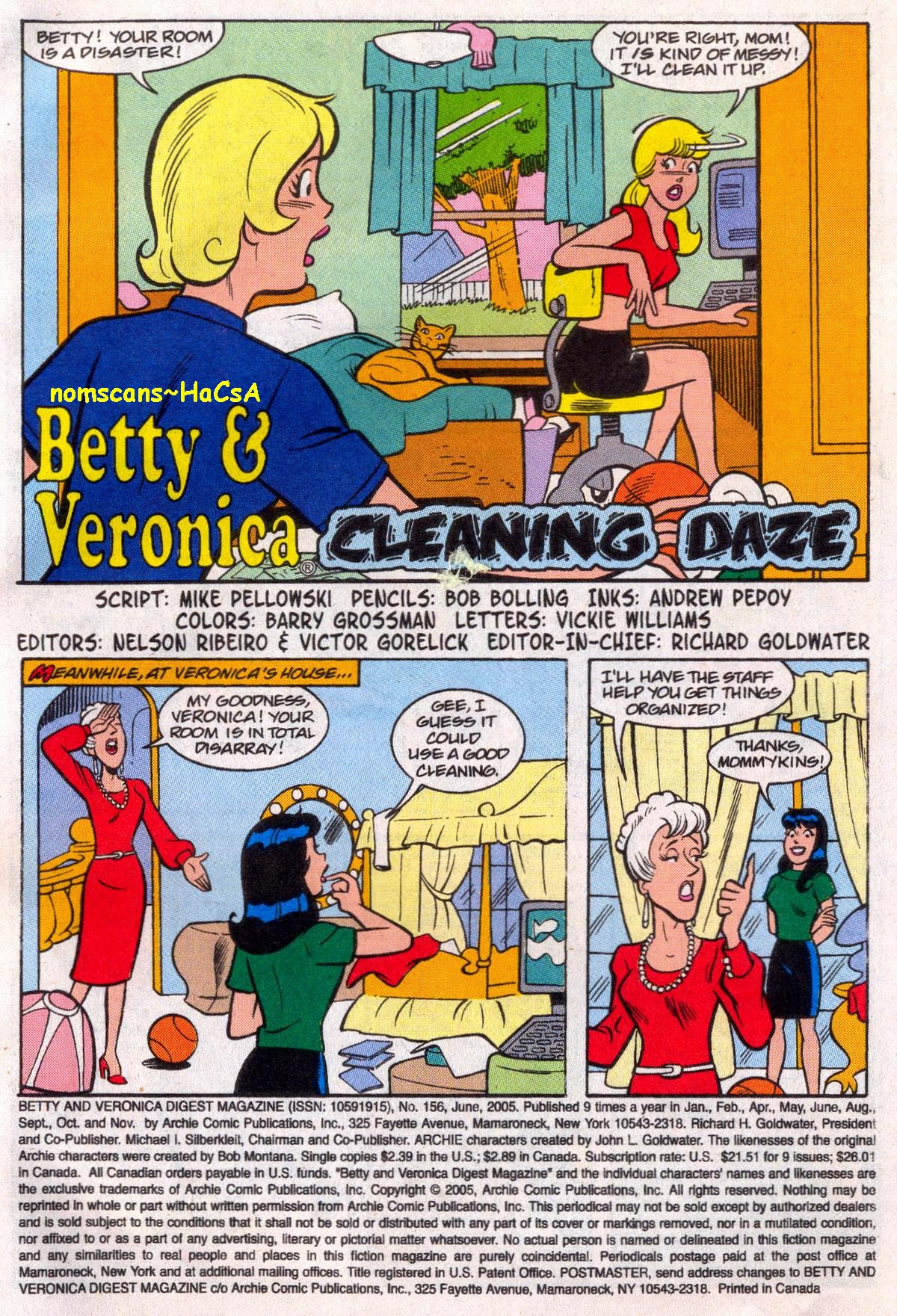 Read online Betty and Veronica Digest Magazine comic -  Issue #156 - 3