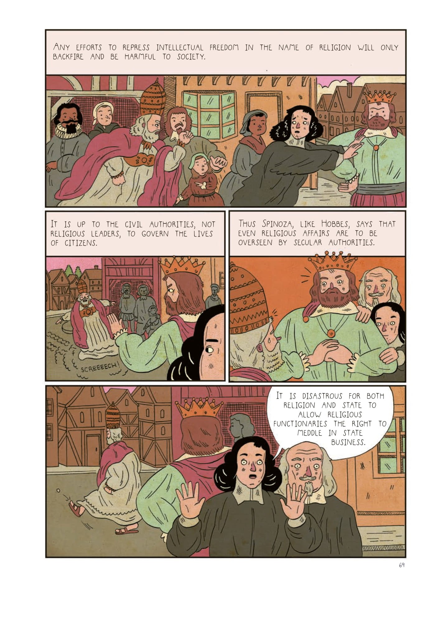 Read online Heretics!: The Wondrous (and Dangerous) Beginnings of Modern Philosophy comic -  Issue # TPB (Part 1) - 70