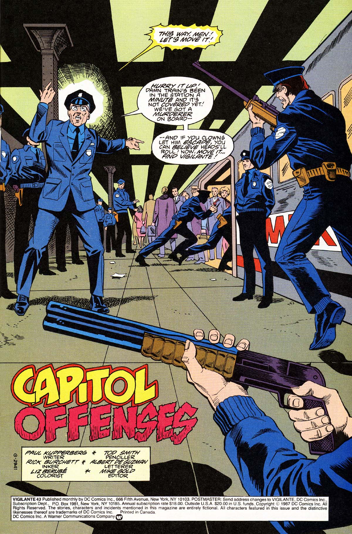 Read online Vigilante (1983) comic -  Issue #43 - 3