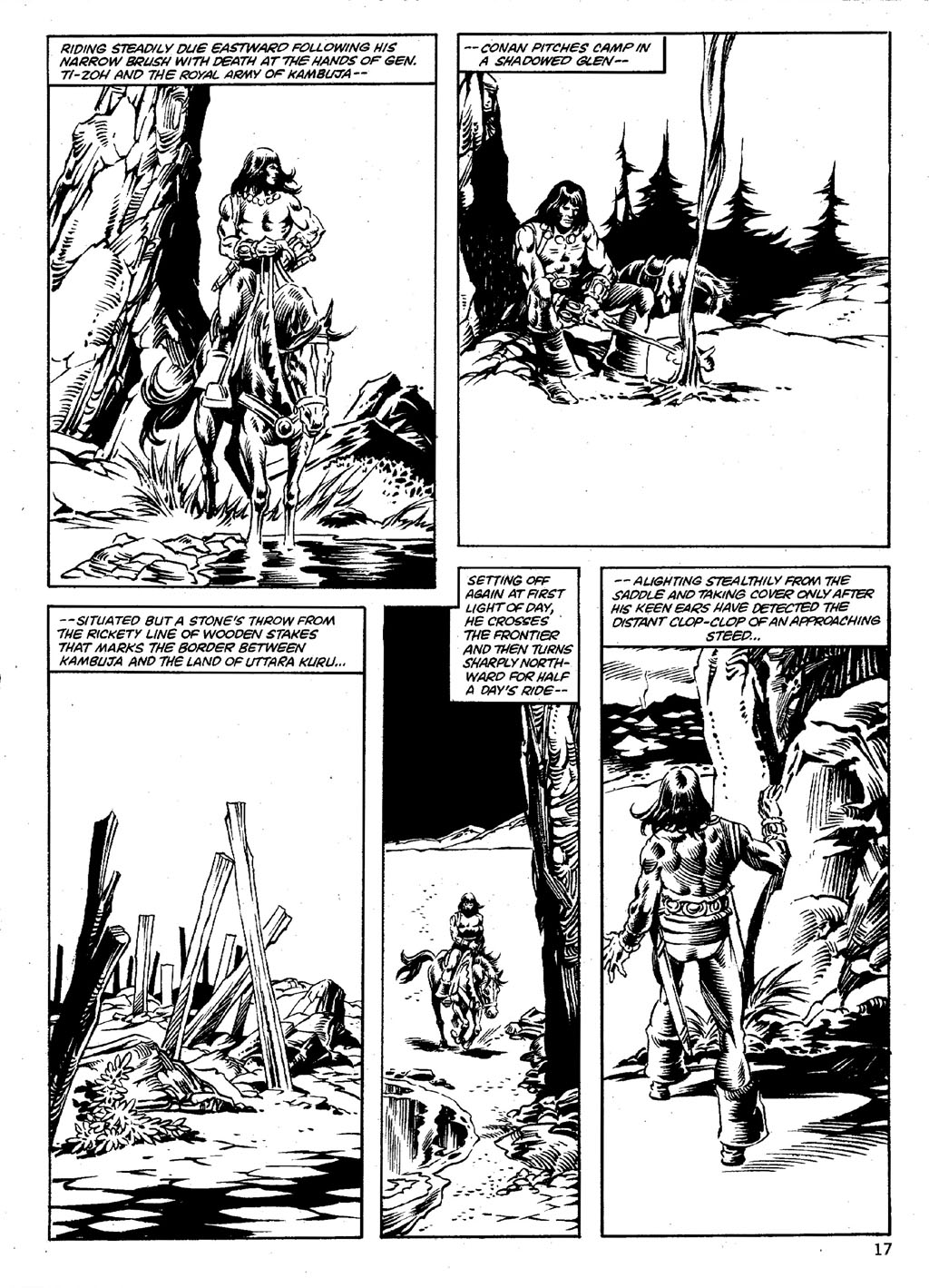 Read online The Savage Sword Of Conan comic -  Issue #85 - 17