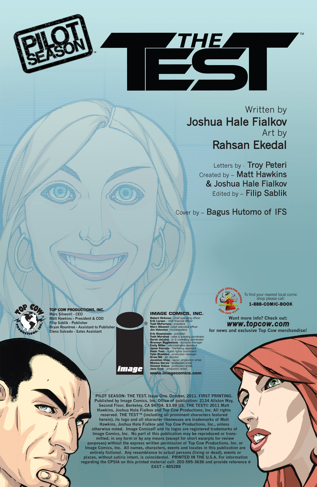 Read online Pilot Season 2011 comic -  Issue # Issue Test - 2