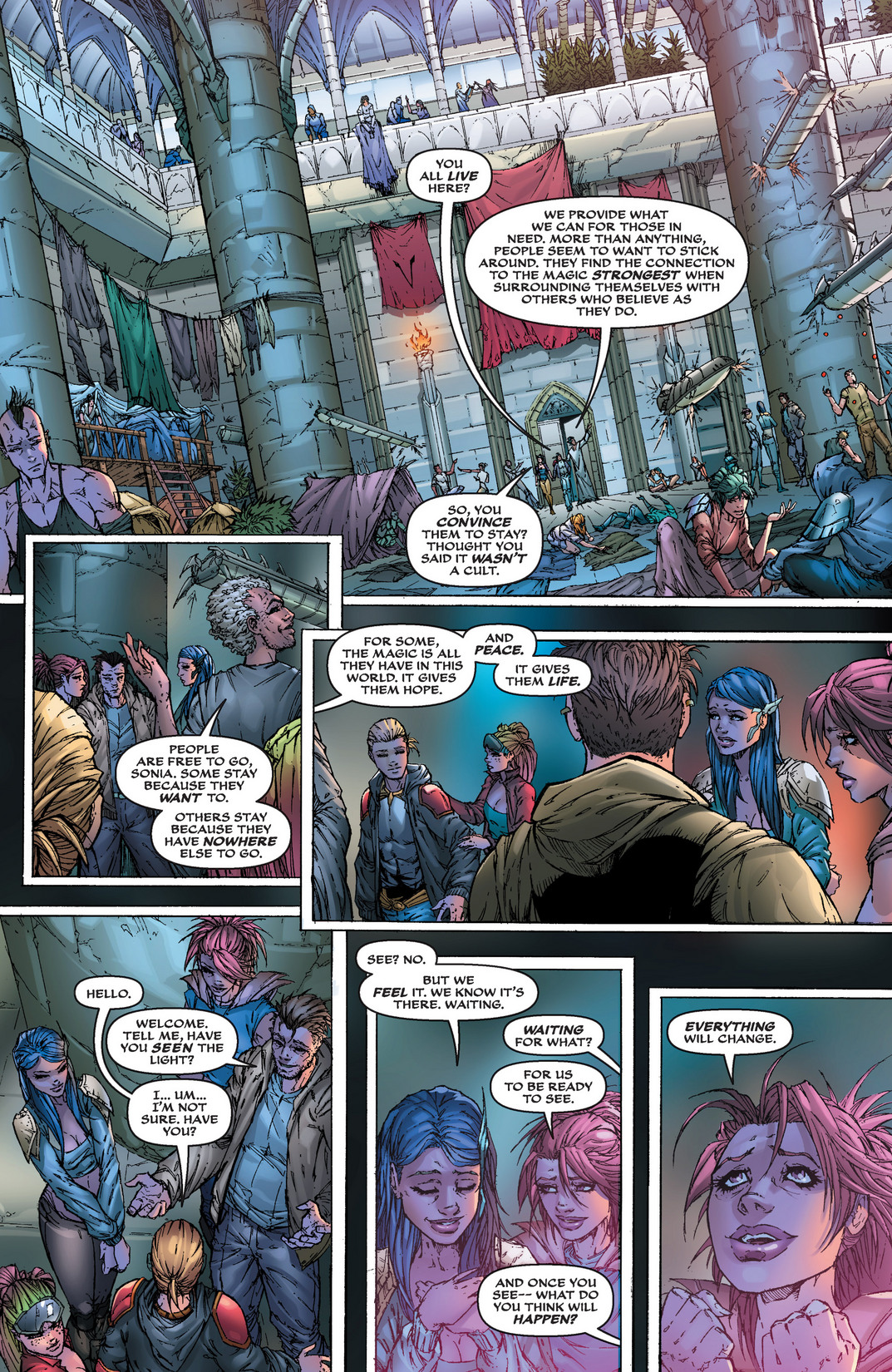 Read online Michael Turner's Soulfire (2013) comic -  Issue #2 - 8
